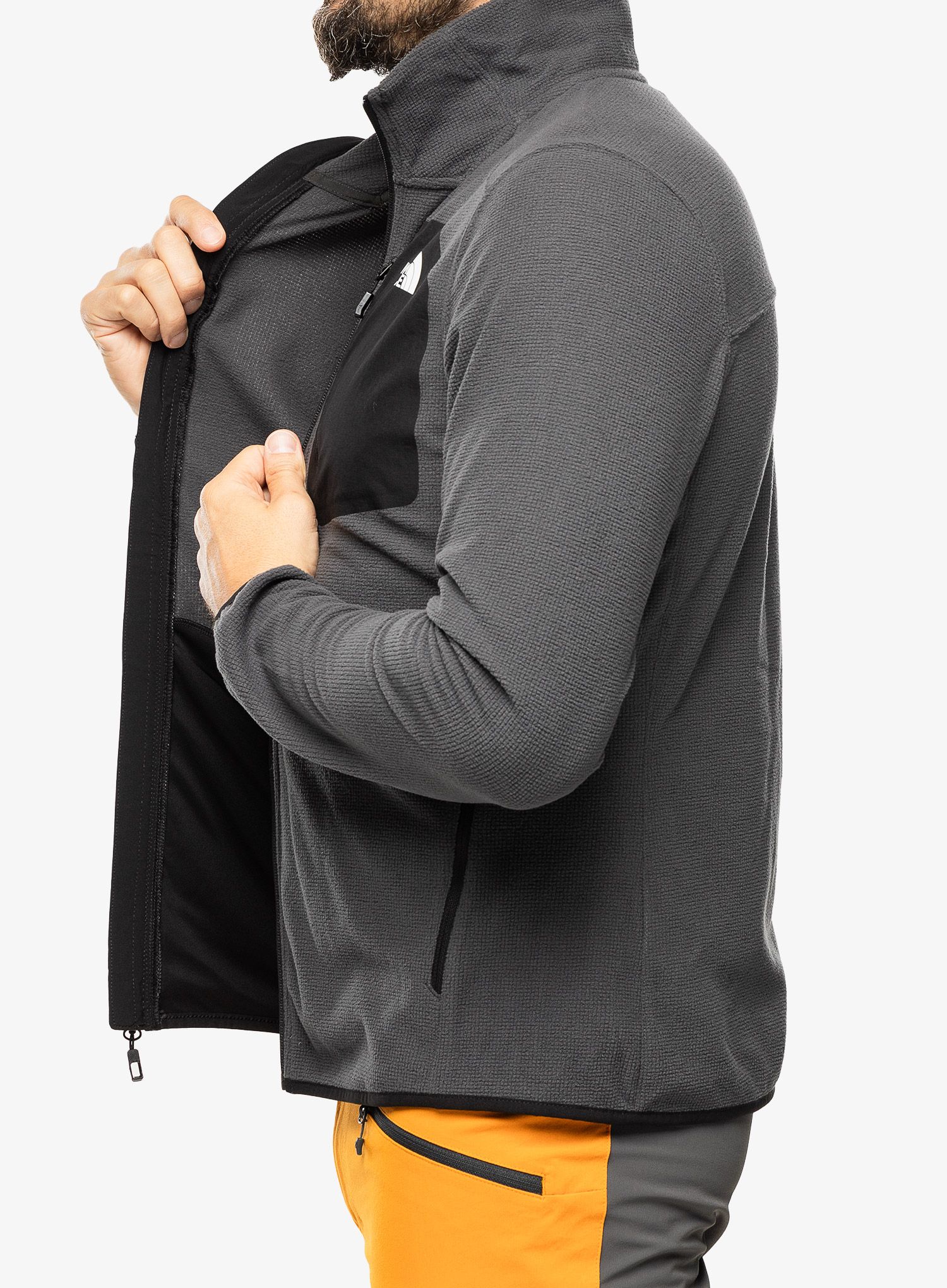 Dukserica na otkopčavanje The North Face Experit Grid Fleece - asphalt grey/black