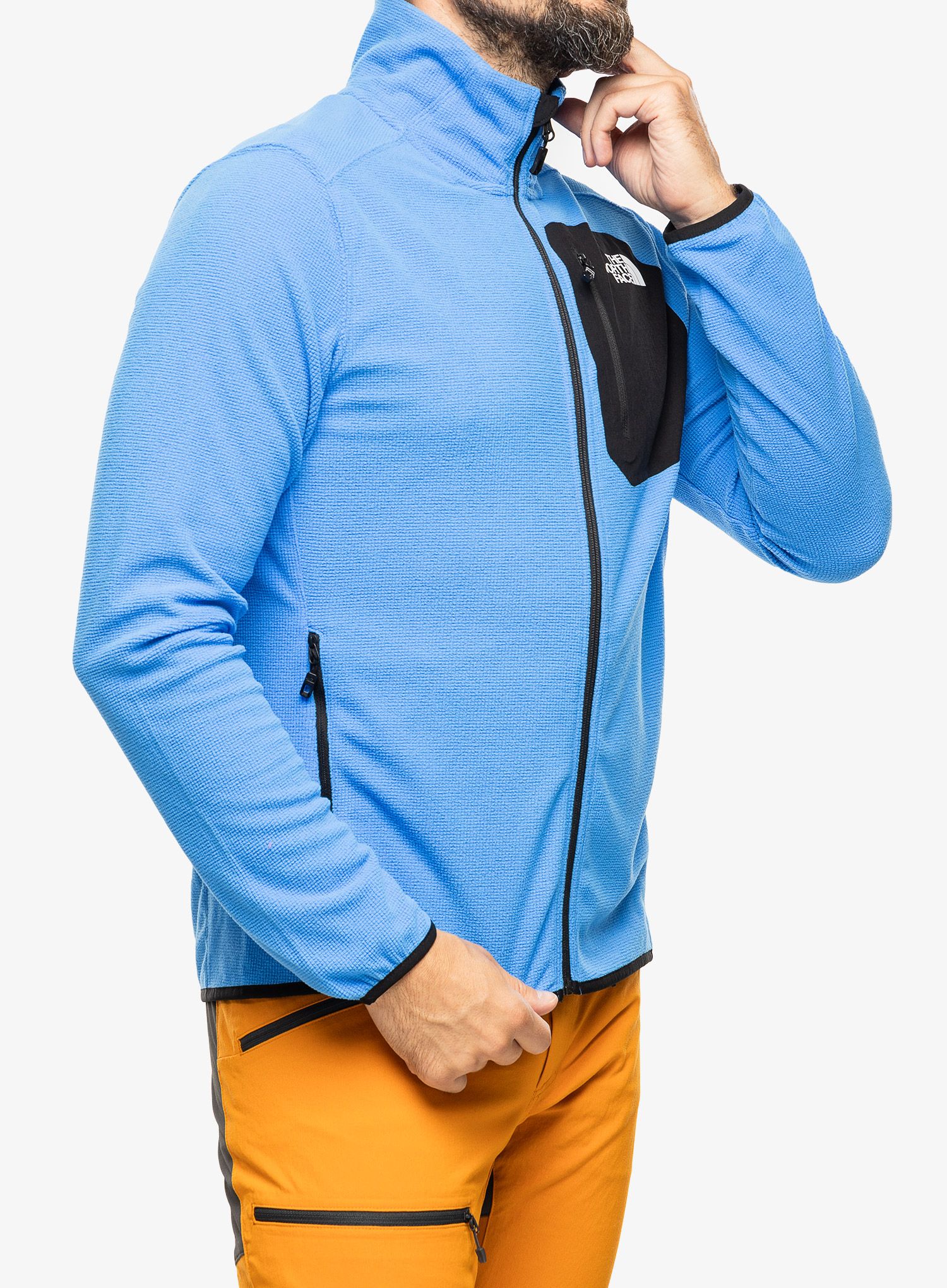 Dukserica od flisa The North Face Experit Grid Fleece - optic blue/black