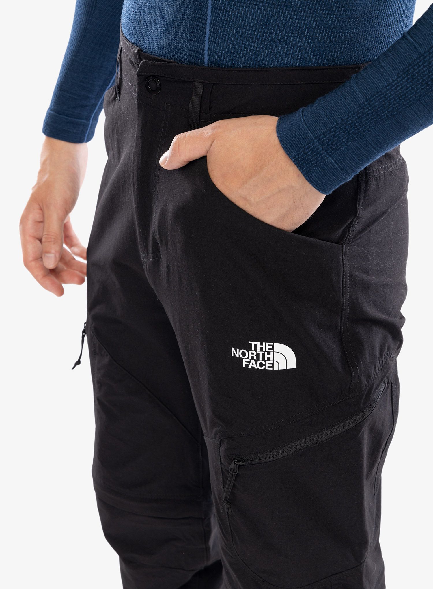 Planinarske hlače The North Face Exploration Conv Reg Tapered Pant Eu - tnf black