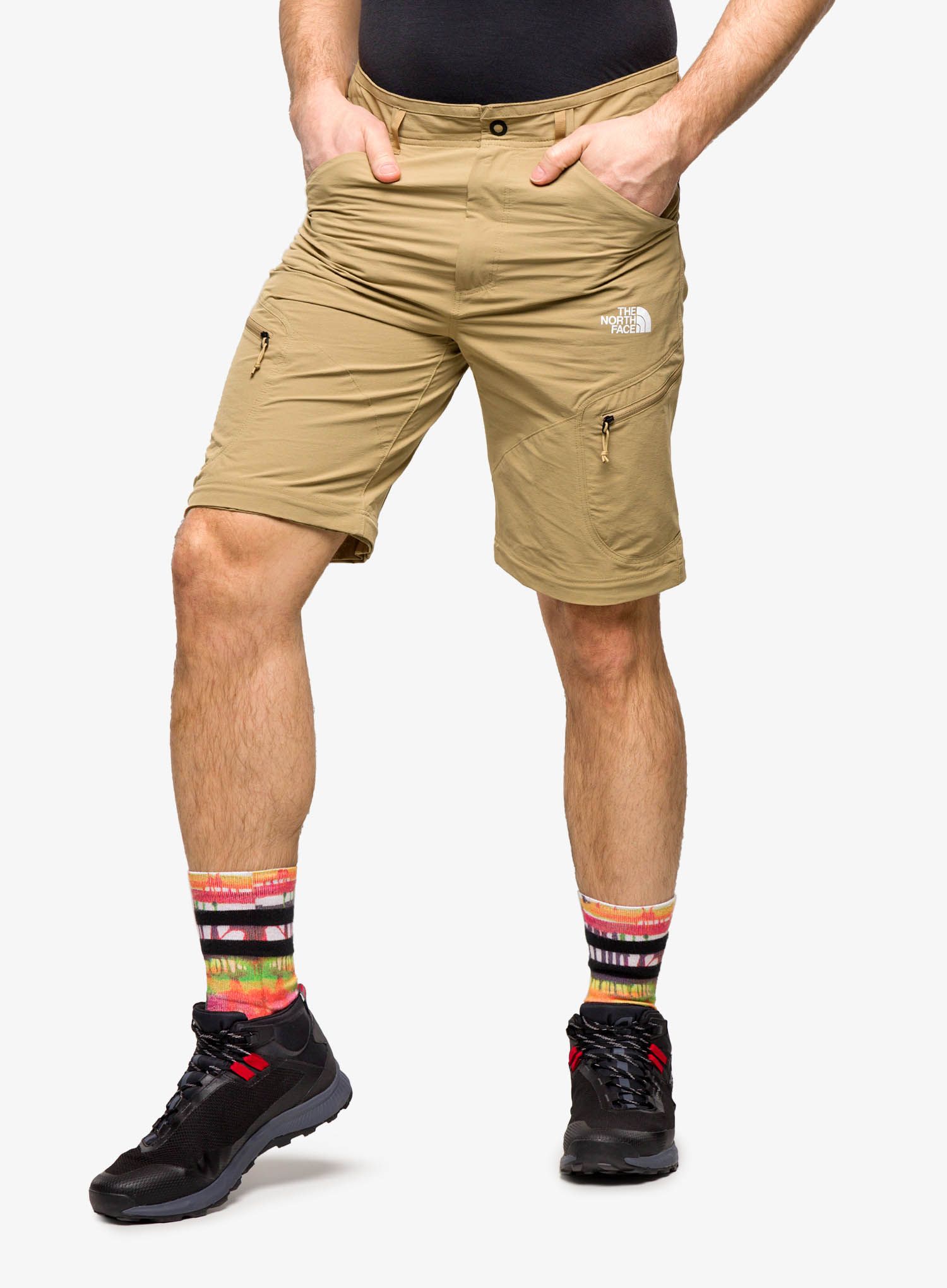 Hlače The North Face Exploration Conv Reg Tapered Pant - kelp tan
