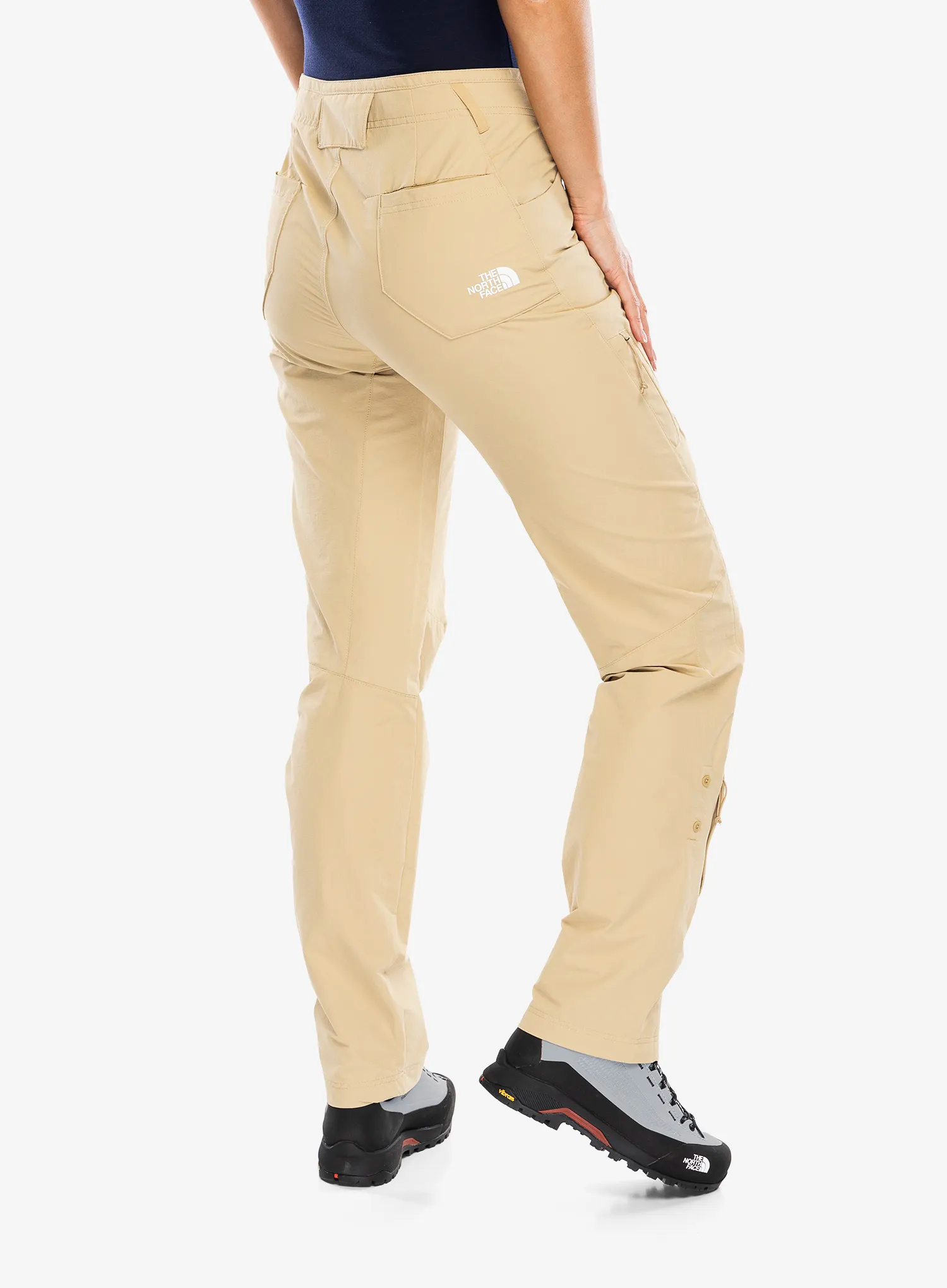 Ženske planinarske hlače The North Face Exploration Pant - khaki stone