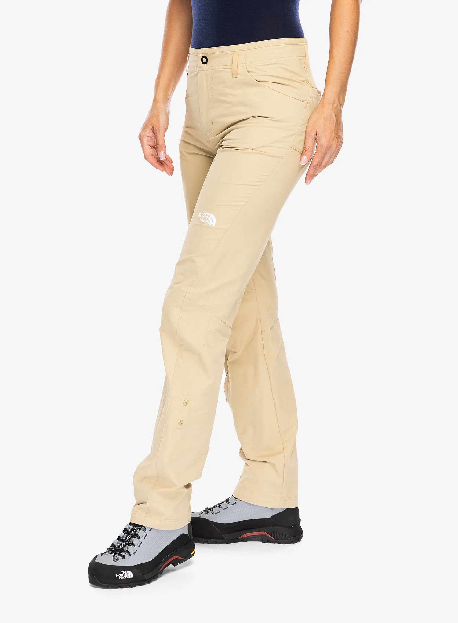 Ženske planinarske hlače The North Face Exploration Pant - khaki stone