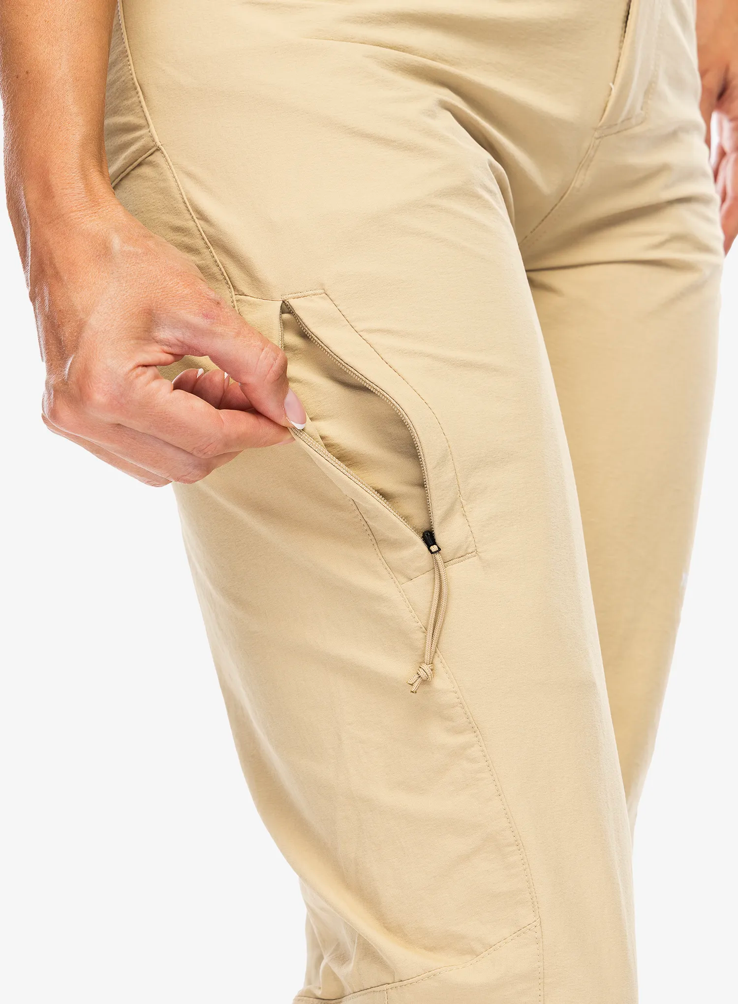 Ženske planinarske hlače The North Face Exploration Pant - khaki stone
