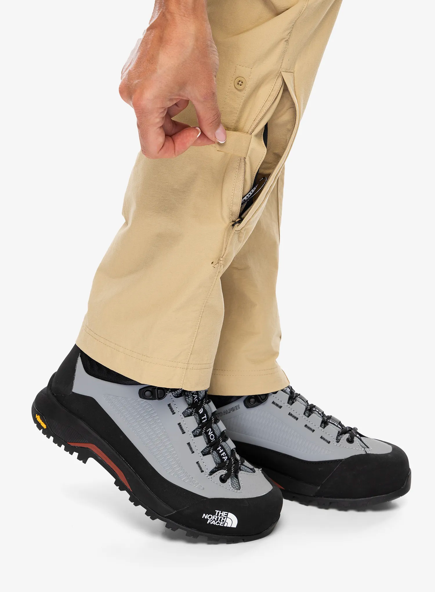 Ženske planinarske hlače The North Face Exploration Pant - khaki stone