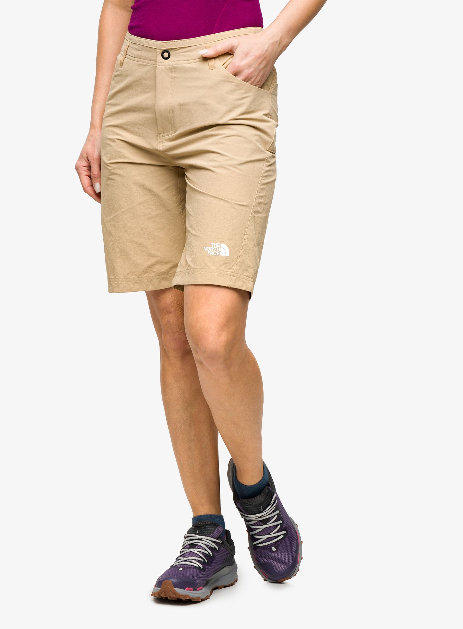 Ženske kratke hlače The North Face Exploration Short - khaki stone