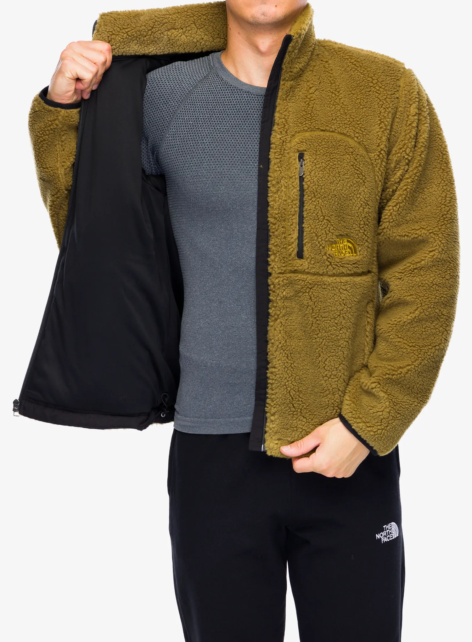 Jakna od flisa The North Face Extreme Pile 2 FZ Jacket - moss green/tnf black