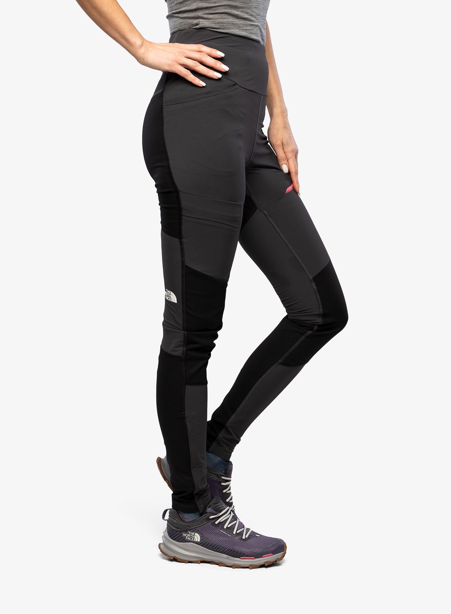 Ženske penjačke hlače The North Face Felik Alpine Tight - grey/black