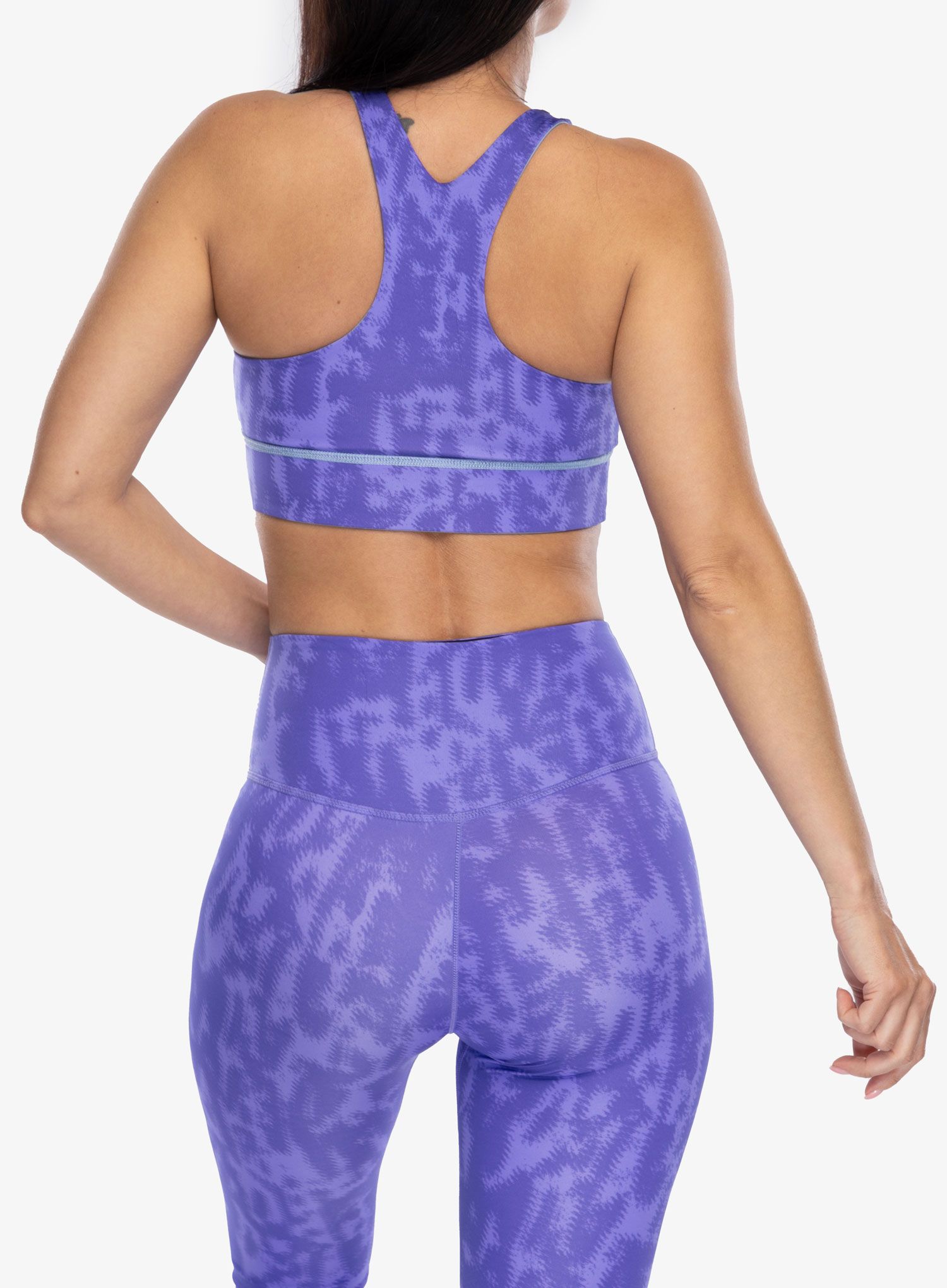 Sportski grudnjak The North Face Flex Reversible Bra Print - violet abstract print