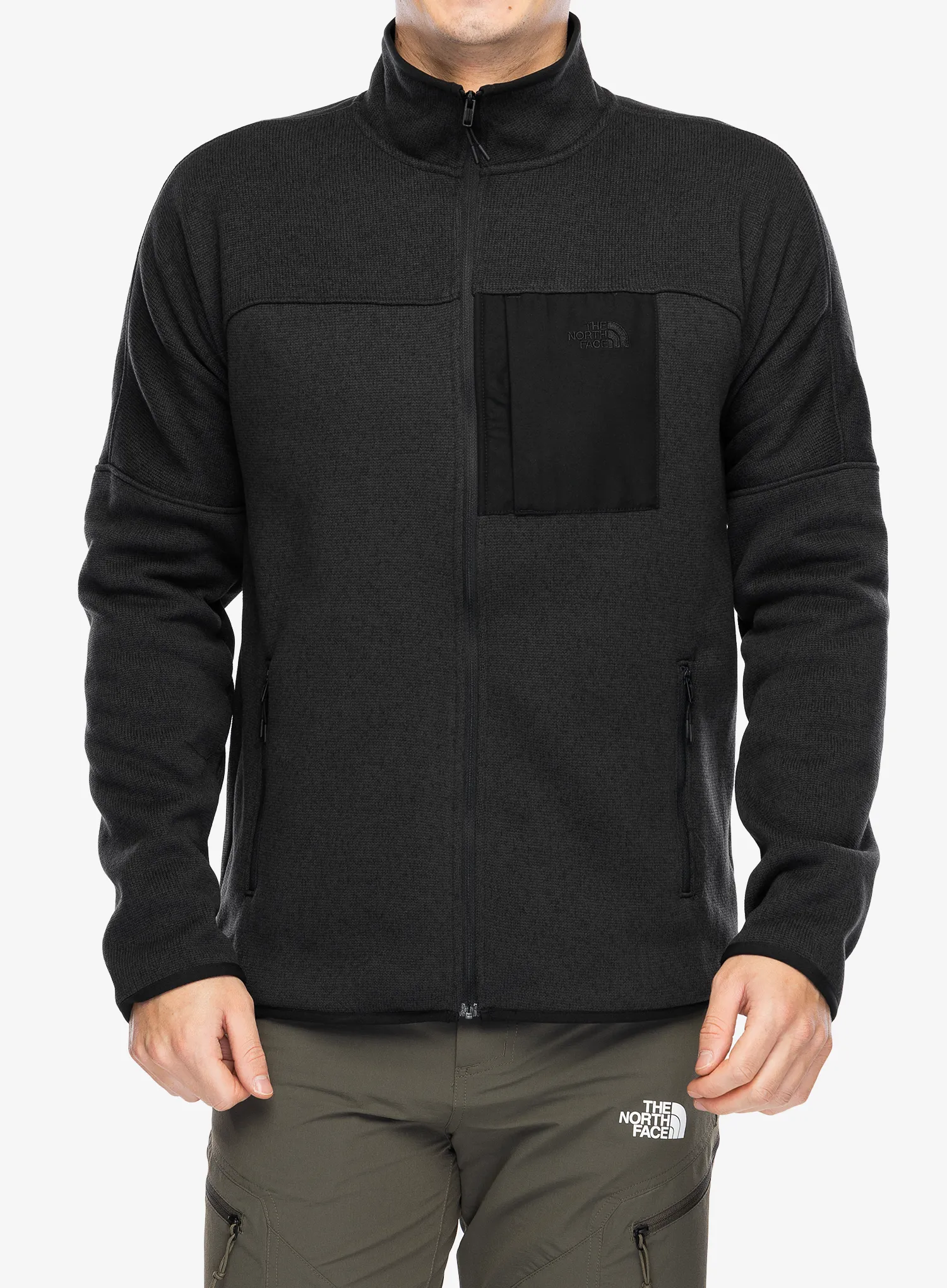 Jakna od flisa The North Face Front Range Fleece Jacket - tnf black heather/npf