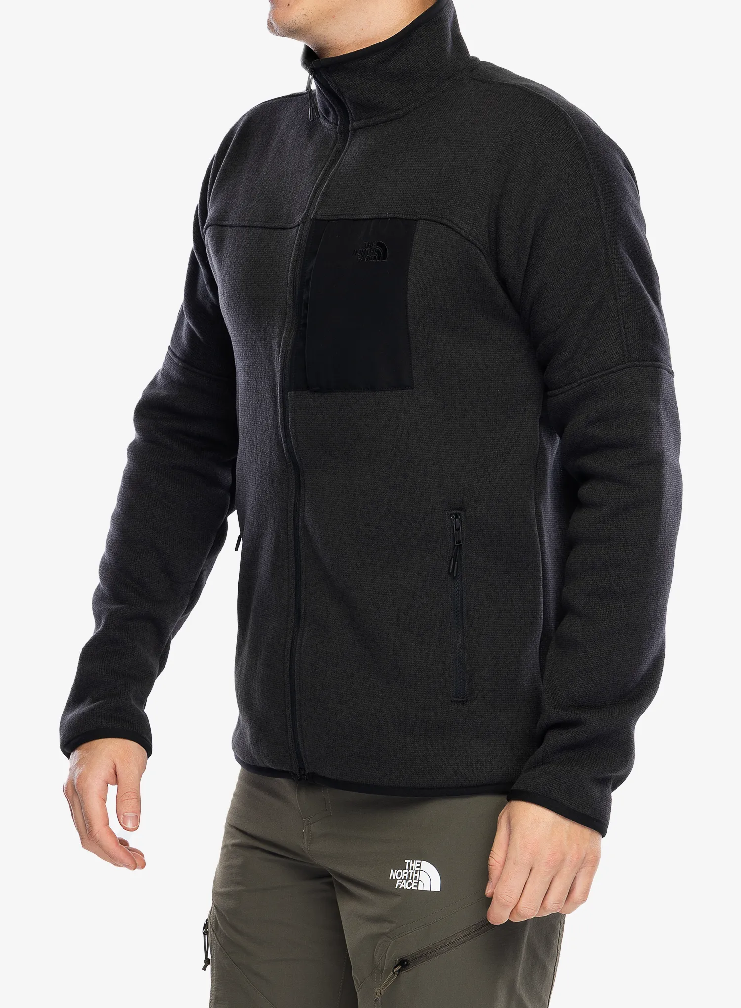 Jakna od flisa The North Face Front Range Fleece Jacket - tnf black heather/npf
