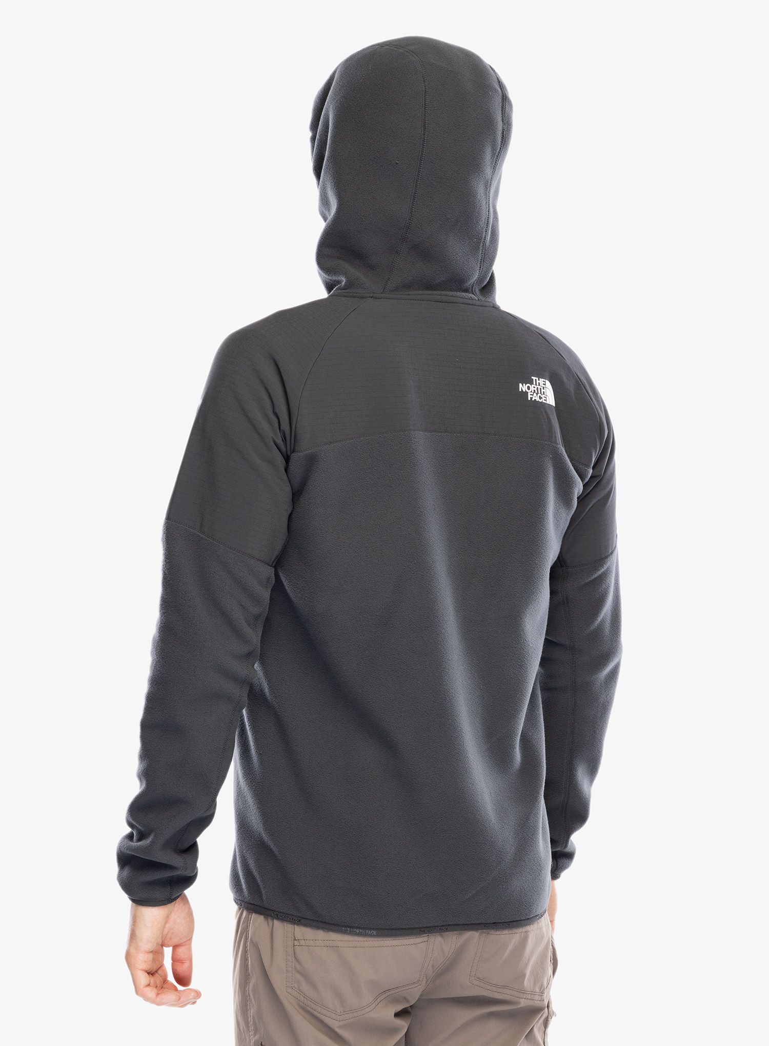 Majica s kapuljačom The North Face Glacier Heavyweight Full Zip HD - asphalt grey/asphalt grey