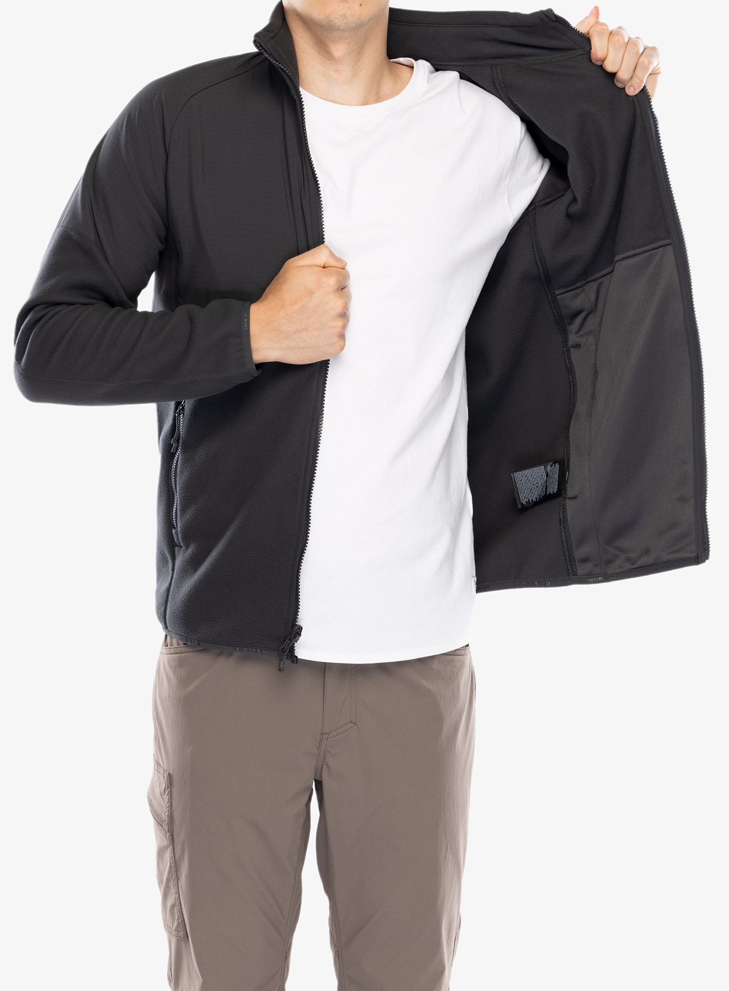 Dukserica na otkopčavanje The North Face Glacier Heavyweight Full Zip Jacket - asphalt grey/asphalt grey