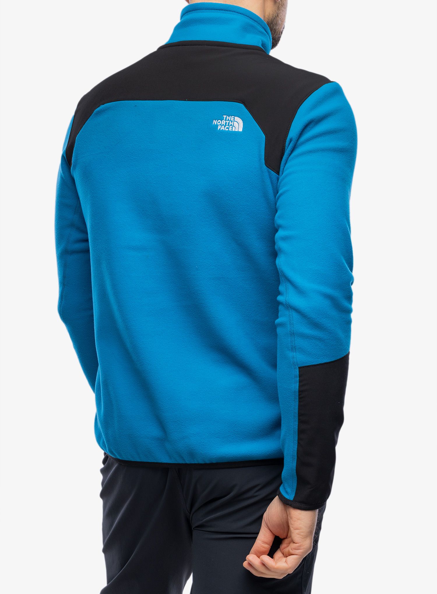 Dukserica od flisa The North Face Glacier Pro 1/4 Zip - adriatic blue/black