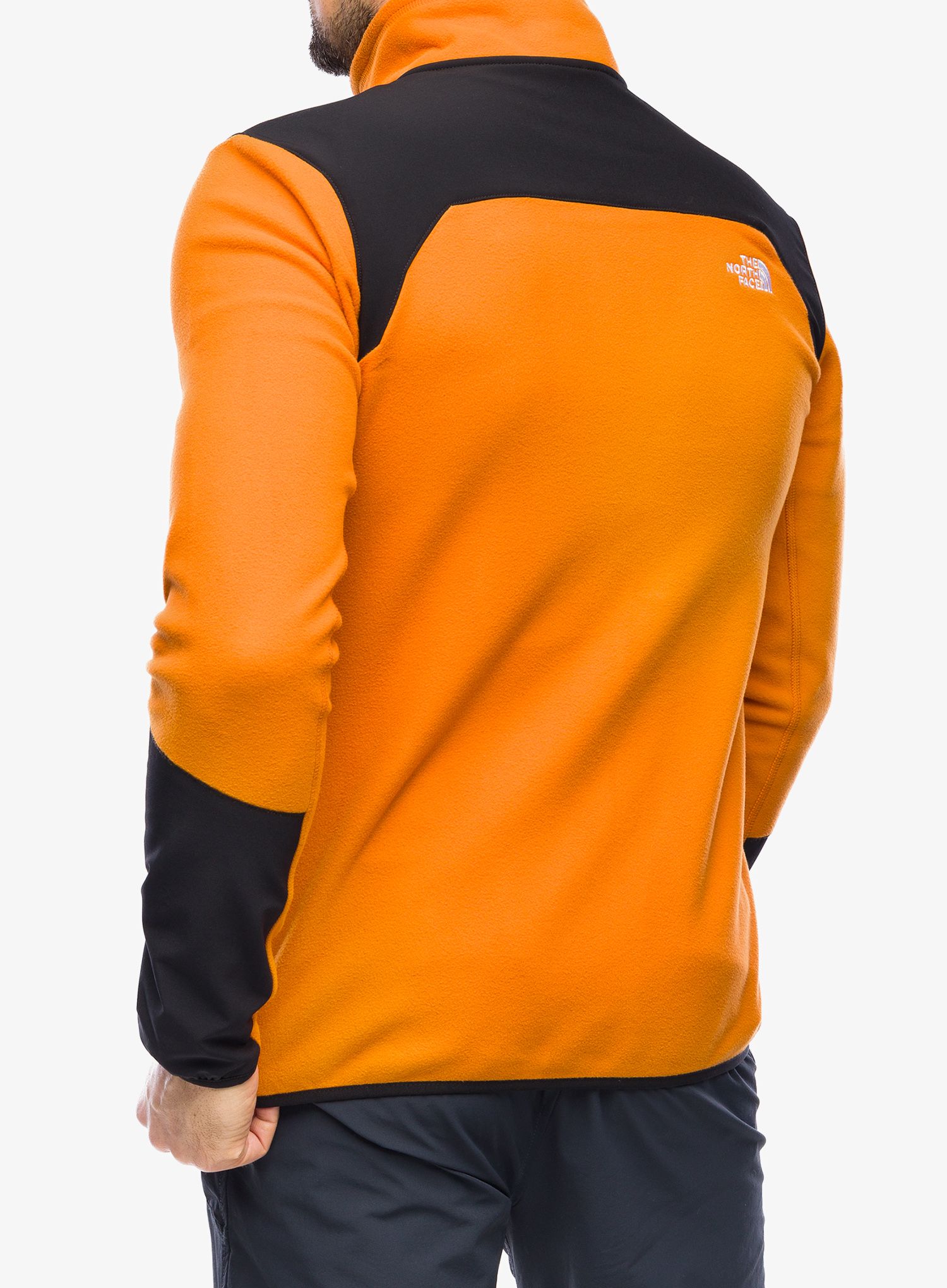 Dukserica od flisa The North Face Glacier Pro Full Zip - desert rust/tnf black