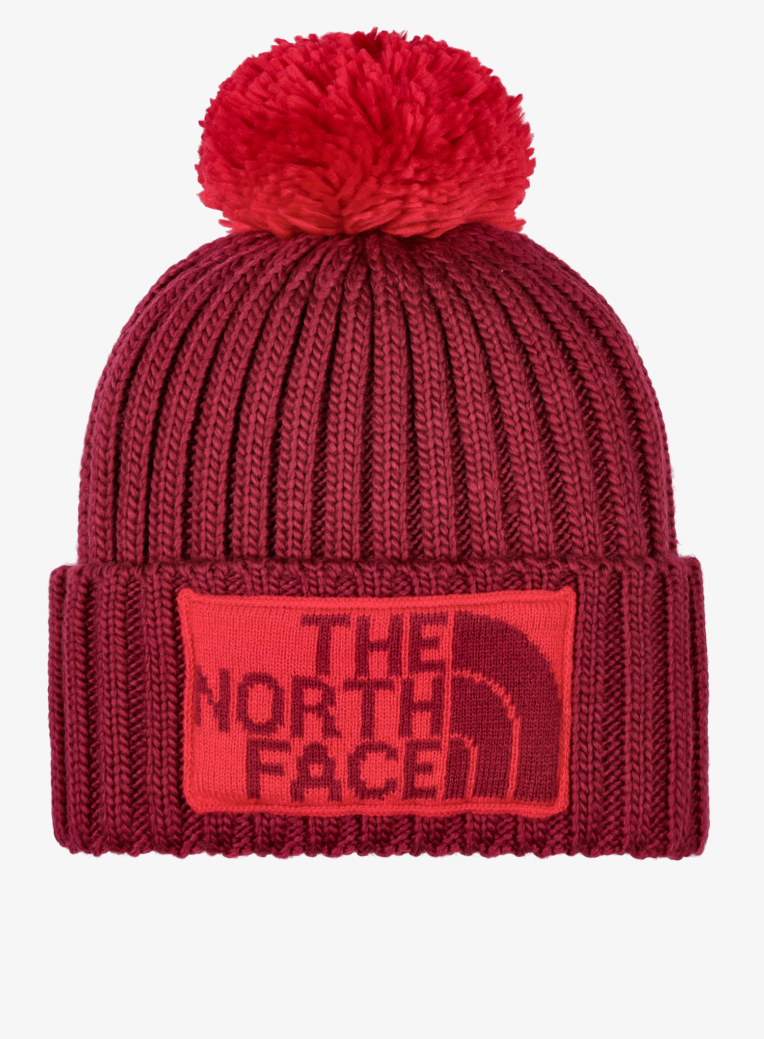 Zimska kapa The North Face Heritage Ski Tuke - beetroot/tnf red