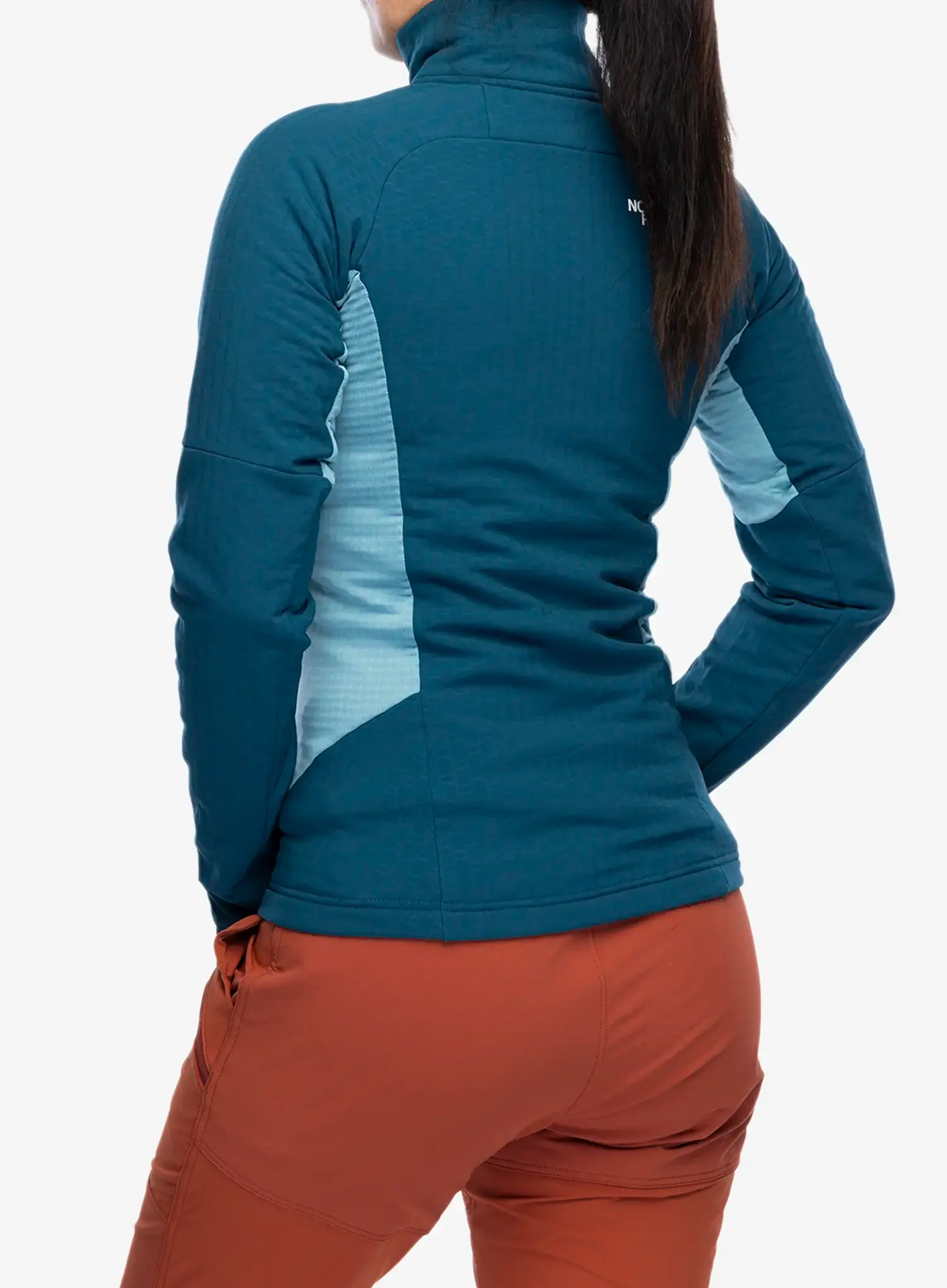 Ženska vjetrovka The North Face Highball Fleece - midnight petrol/algae blue