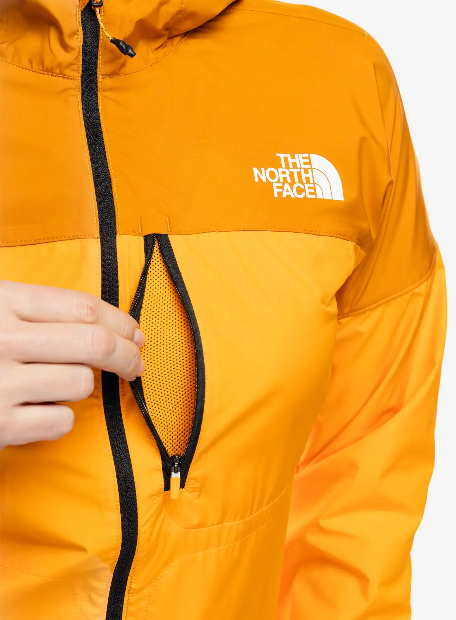Ženska vjetrovka The North Face Higher Run Wind Jacket - apricot glaze/iron citrus
