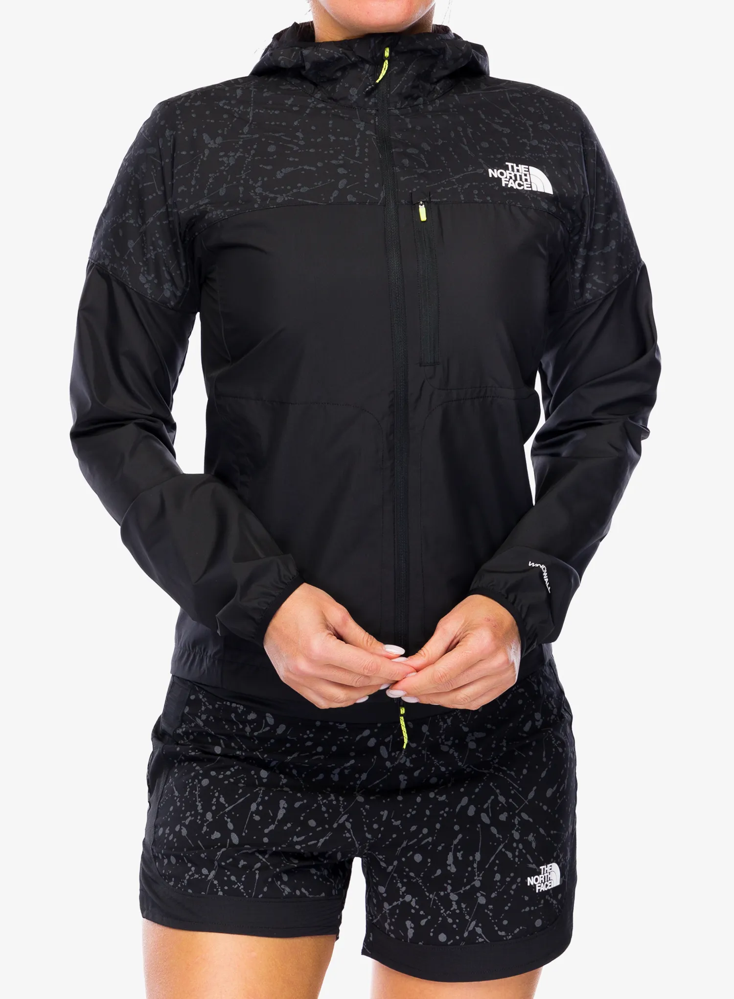 Ženska vjetrovka The North Face Higher Run Wind Jacket - tnf black/tnf black trail