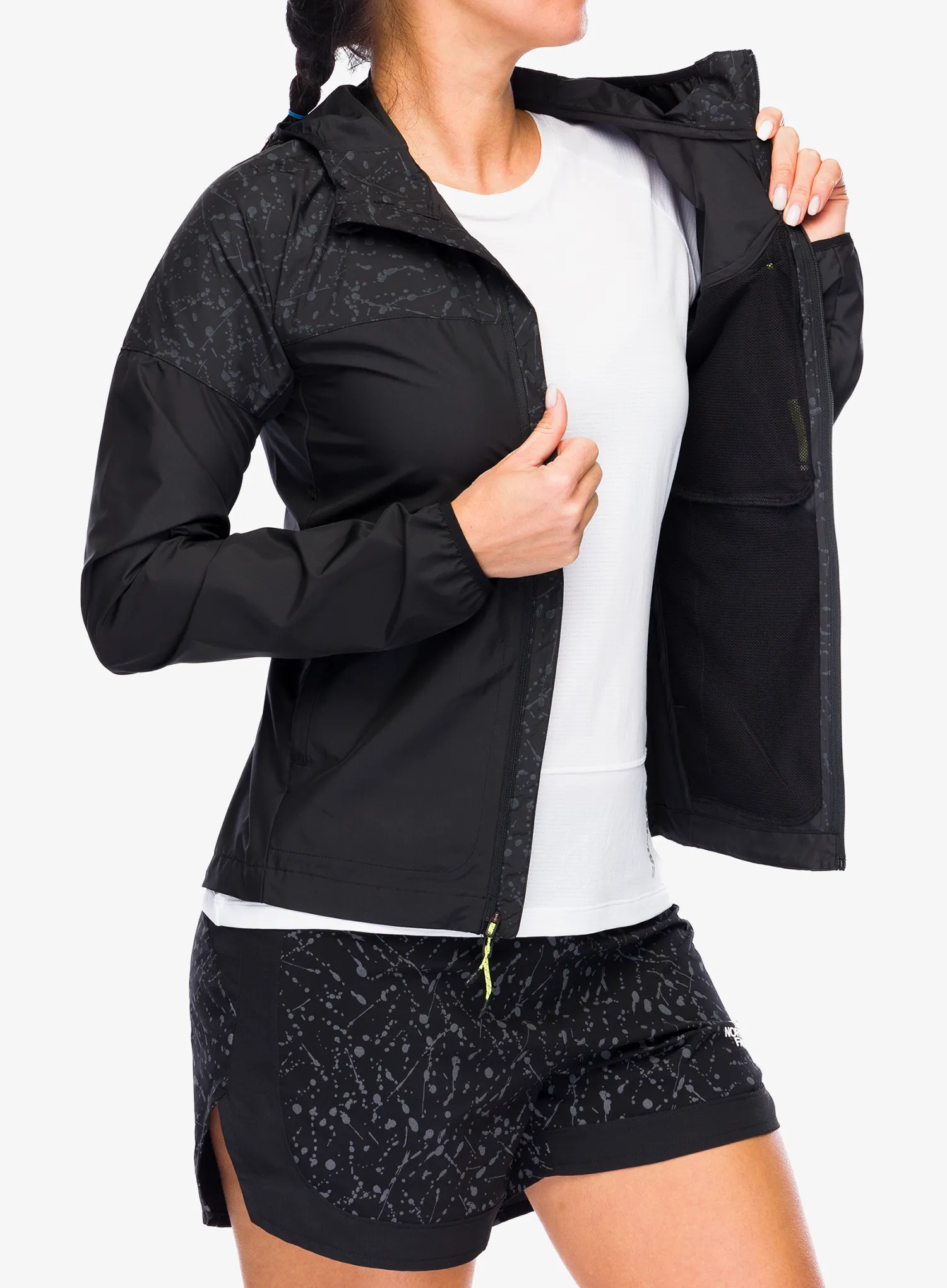 Ženska vjetrovka The North Face Higher Run Wind Jacket - tnf black/tnf black trail