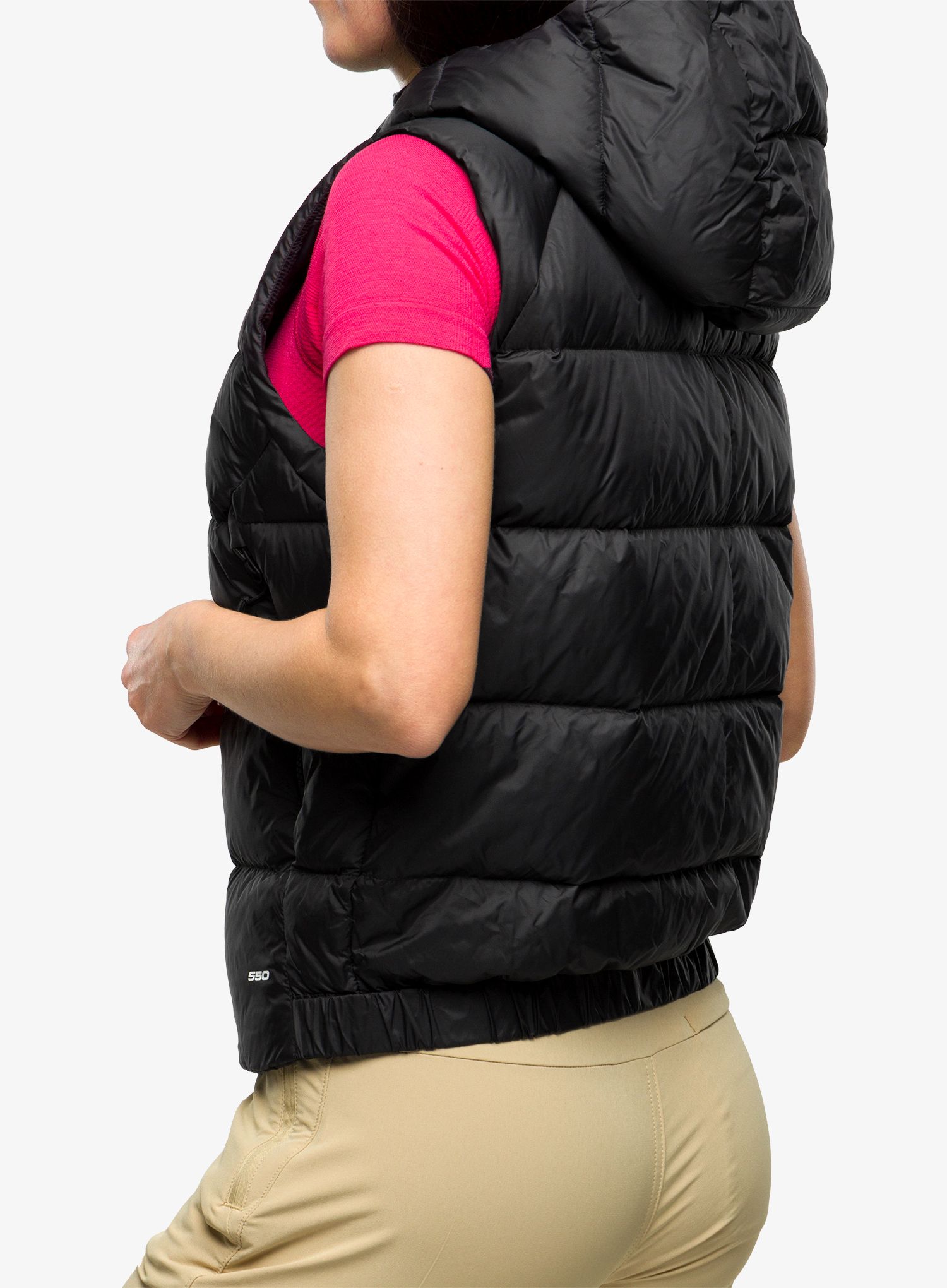 enski perjani prsluk The North Face Hyalite Vest tnf black