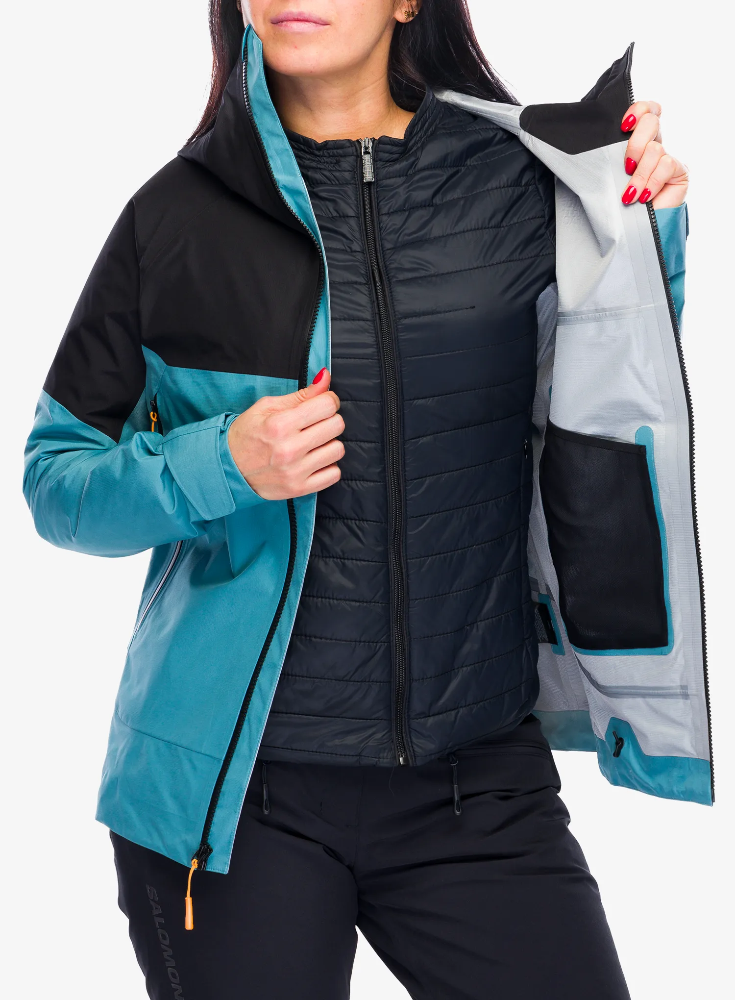 GORE-TEX ženska jakna The North Face Jazzi 3L GTX Jacket - algae blue/tnf black