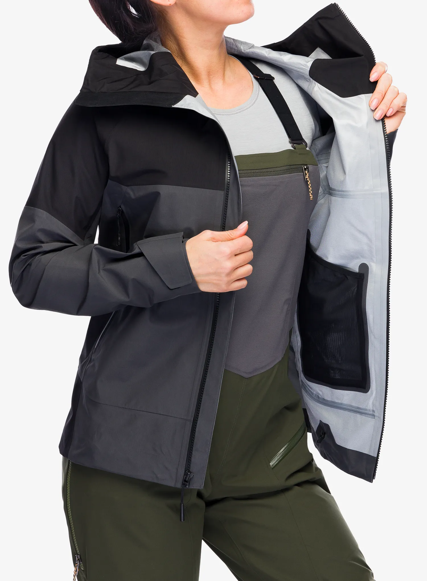 GORE-TEX ženska jakna The North Face Jazzi 3L GTX Jacket - anthracite grey/tnf black