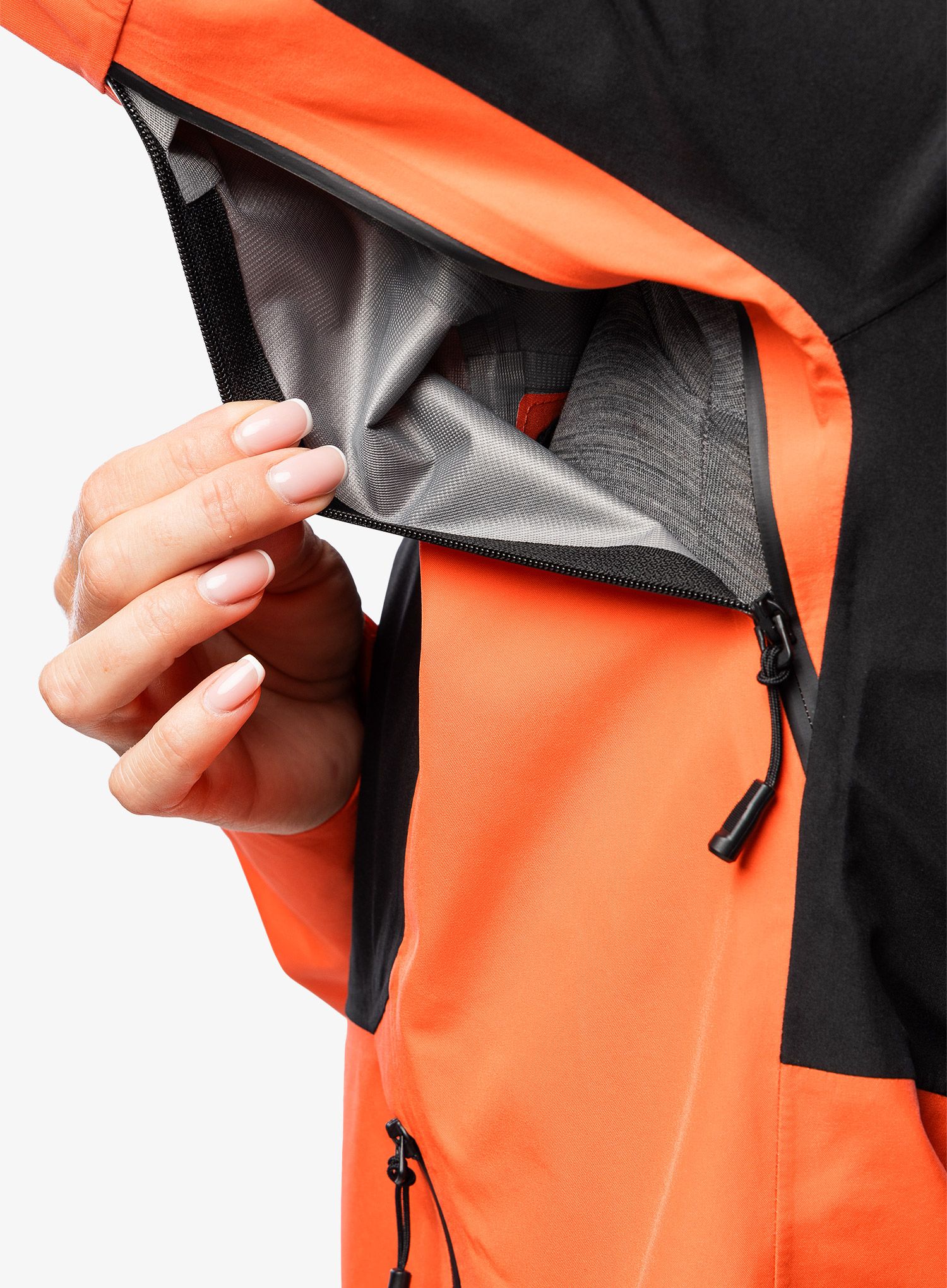 Ženska jakna za planine The North Face Jazzi GTX Jacket - orange/black