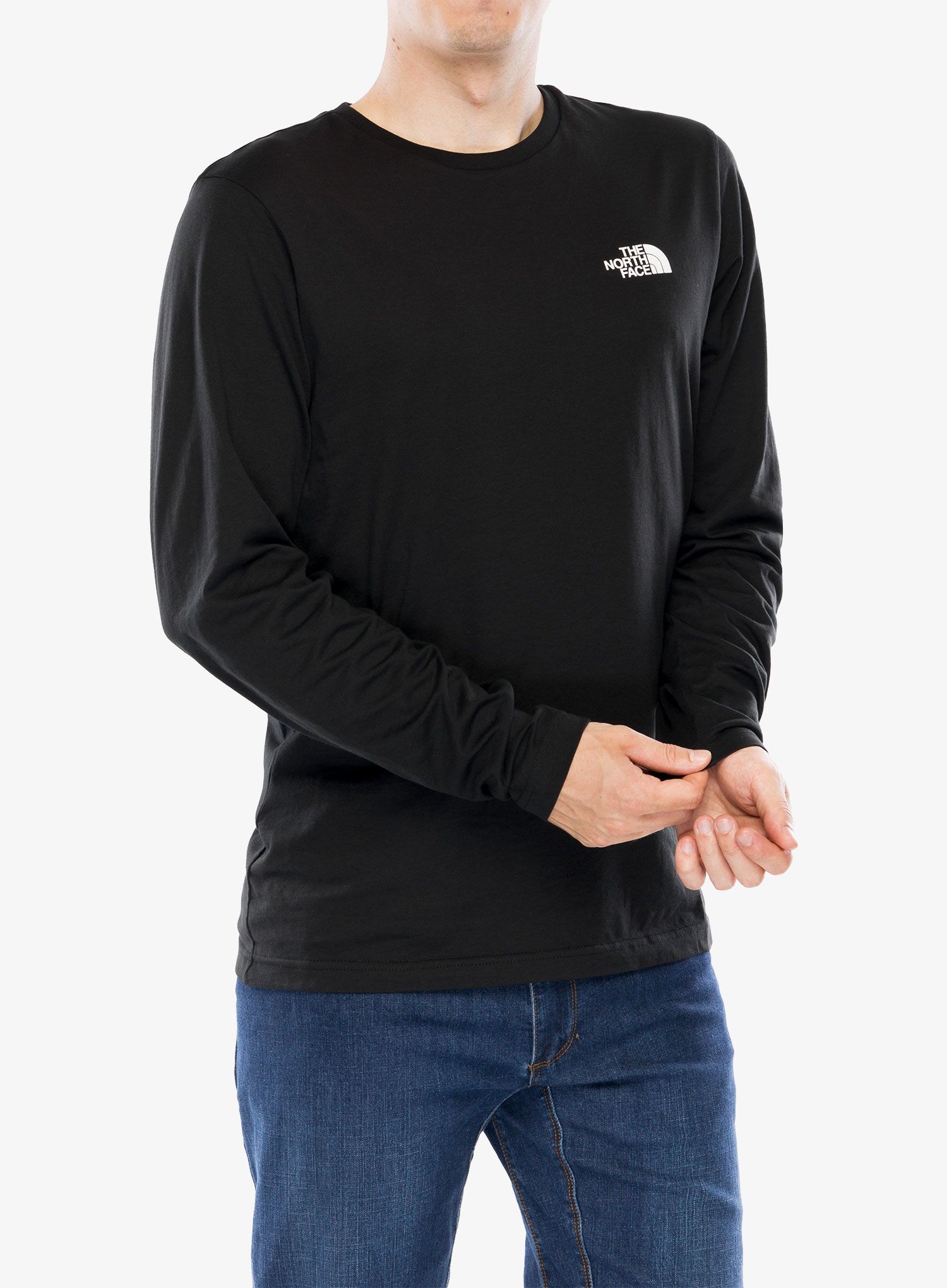 Majica dugih rukava The North Face  L/S Simple Dome Tee - tnf black