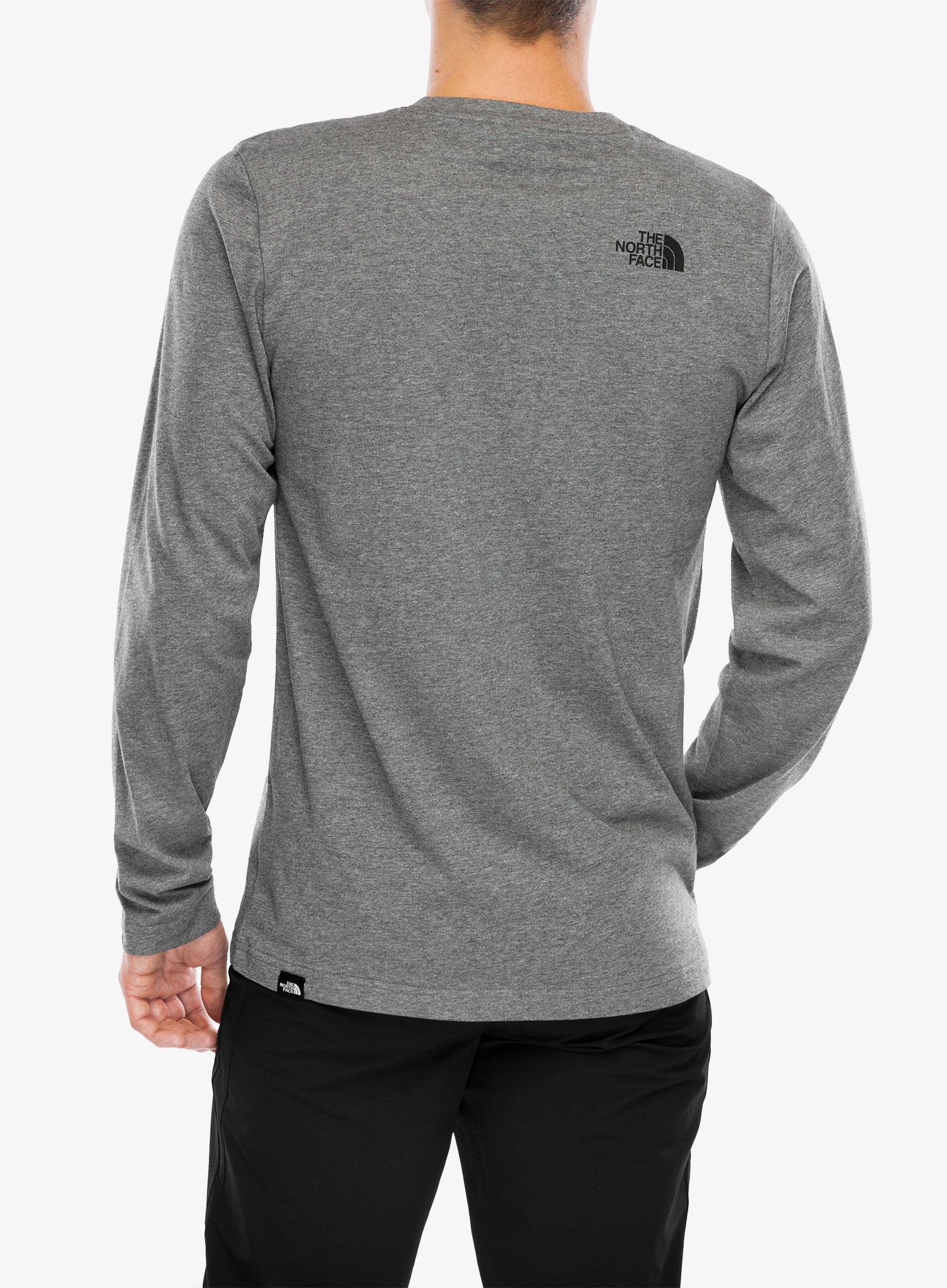 Majica dugih rukava The North Face  L/S Simple Dome Tee - tnf medium grey heather