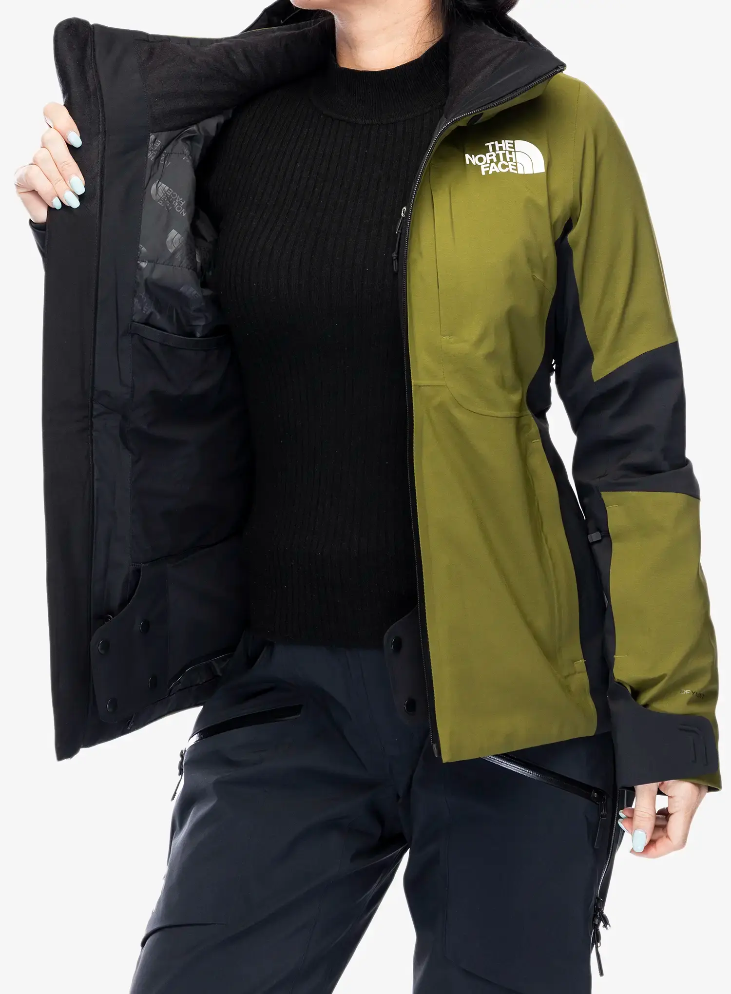 Ženska skijaška jakna The North Face Lenado Jacket - forest olive/tnf black
