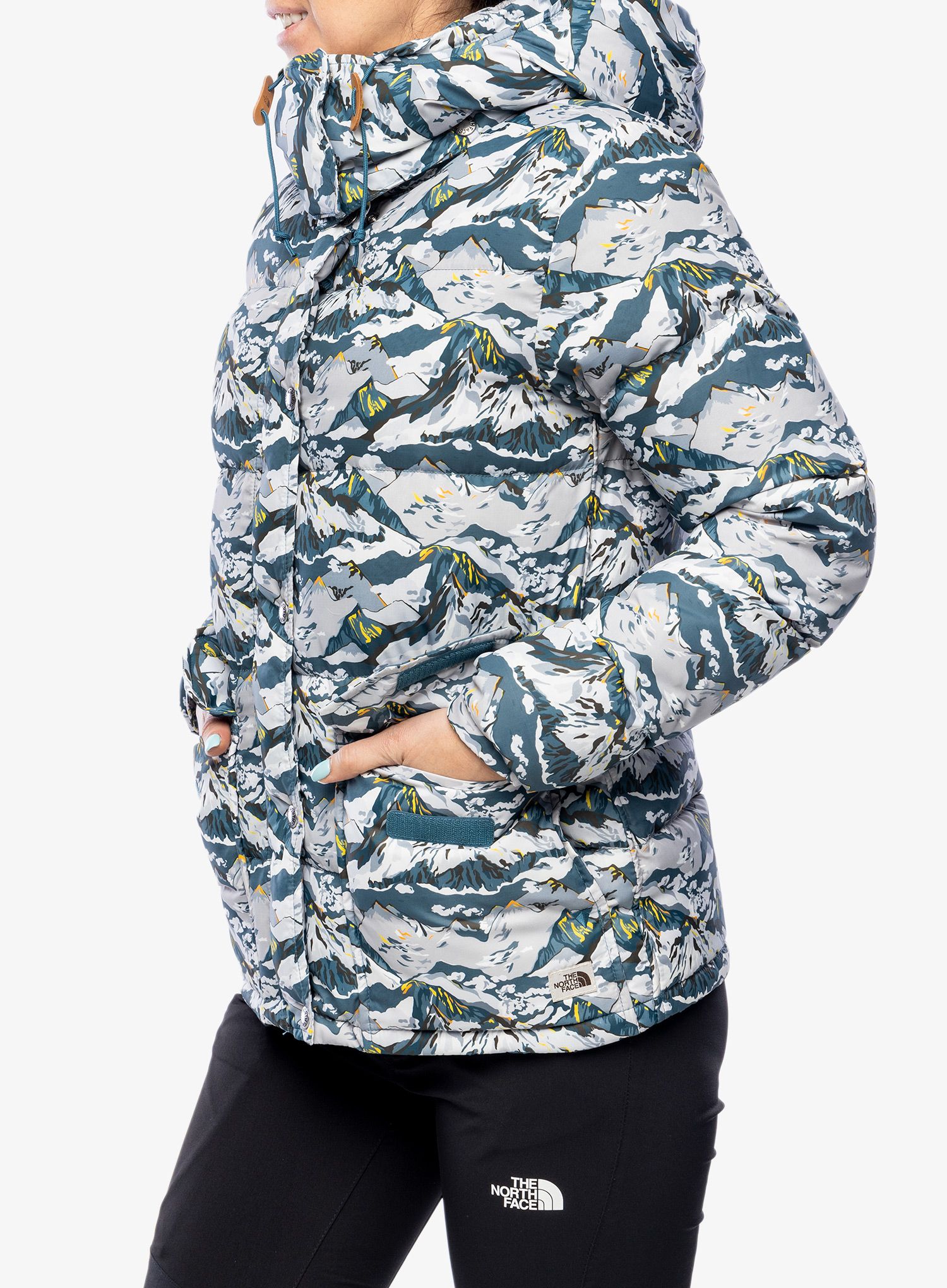 Ženska perjana jakna The North Face Liberty Sierra Down Jacket - liberty mountain print