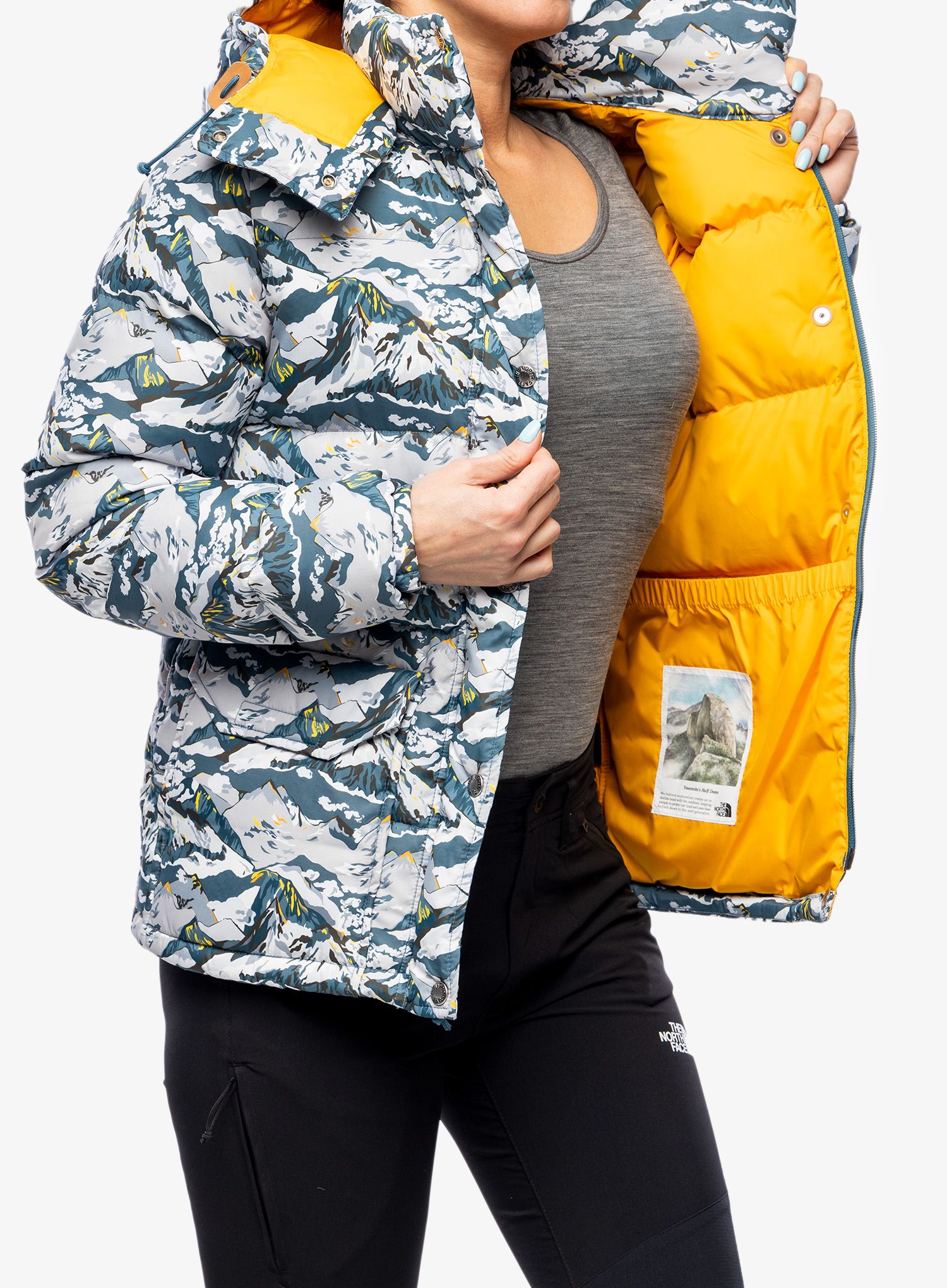 Ženska perjana jakna The North Face Liberty Sierra Down Jacket - liberty mountain print