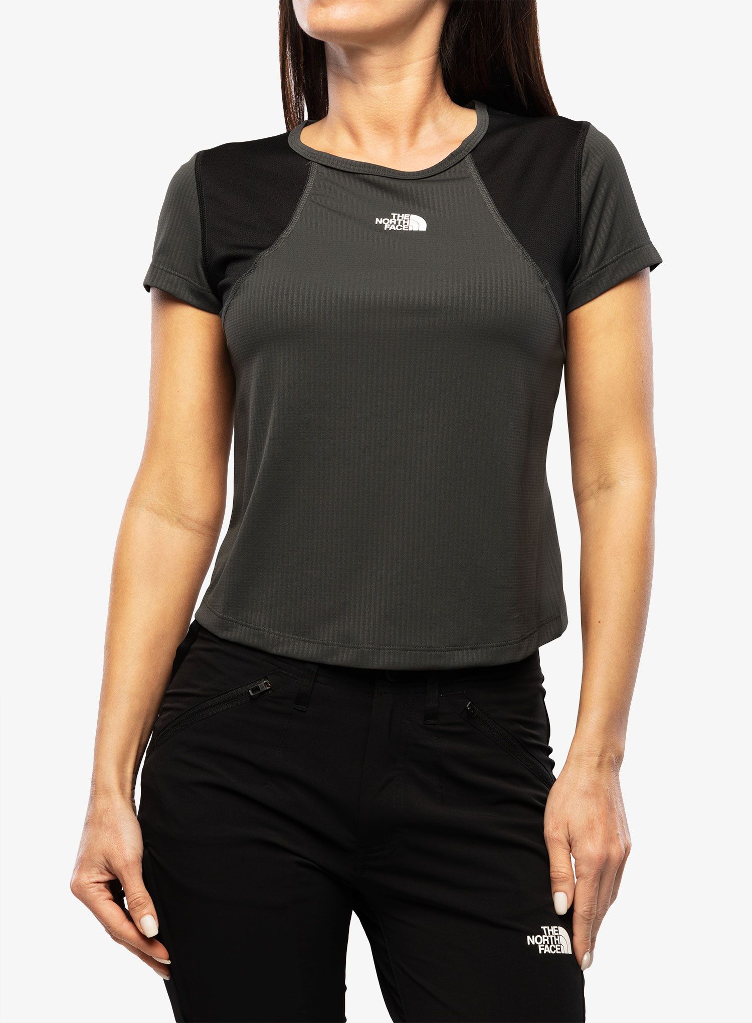 Ženska majica za trčanje The North Face Lightbright S/S Tee - grey/black