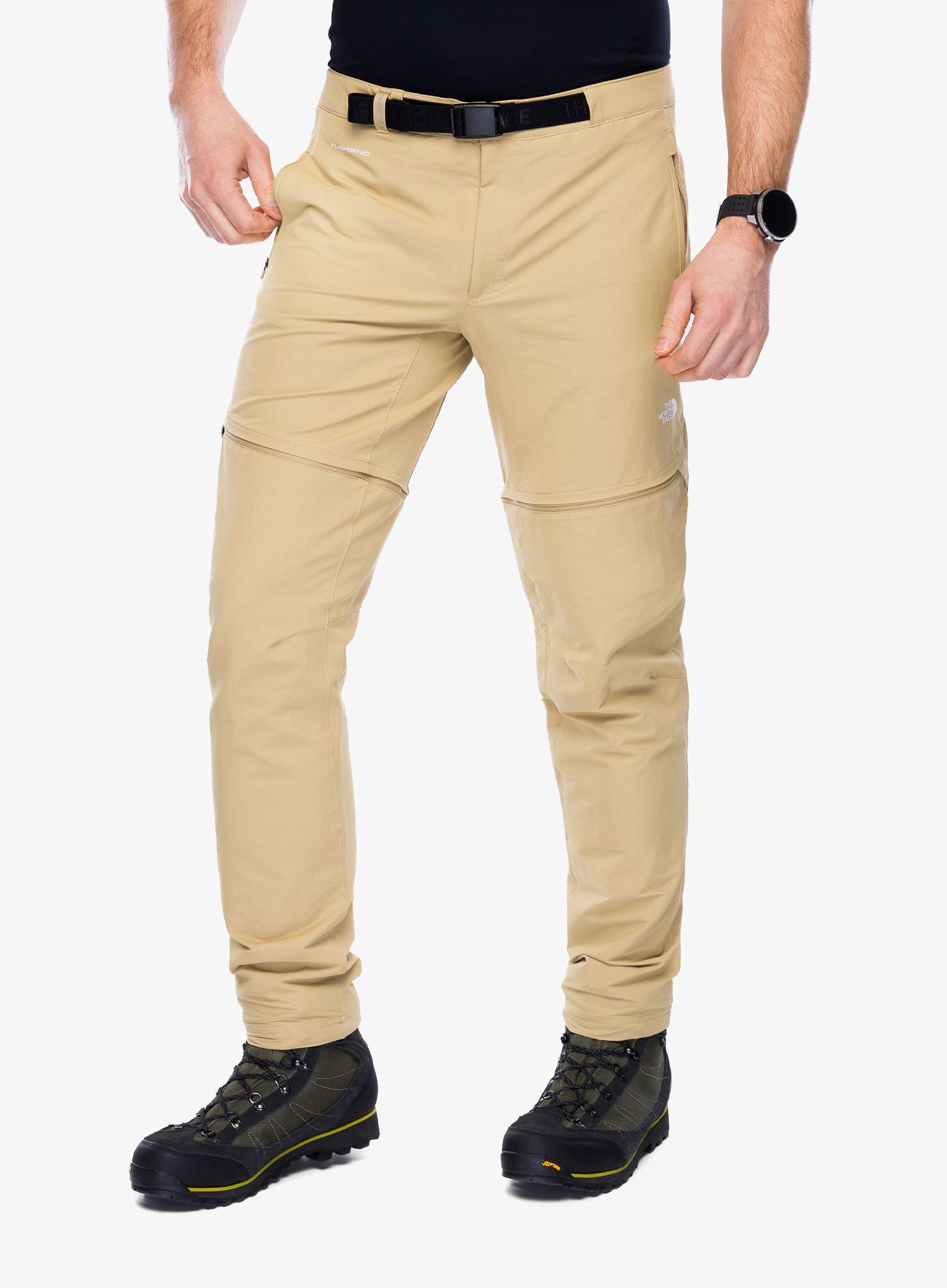 Planinarske hlače The North Face Lightning Convertible Pant - khaki stone