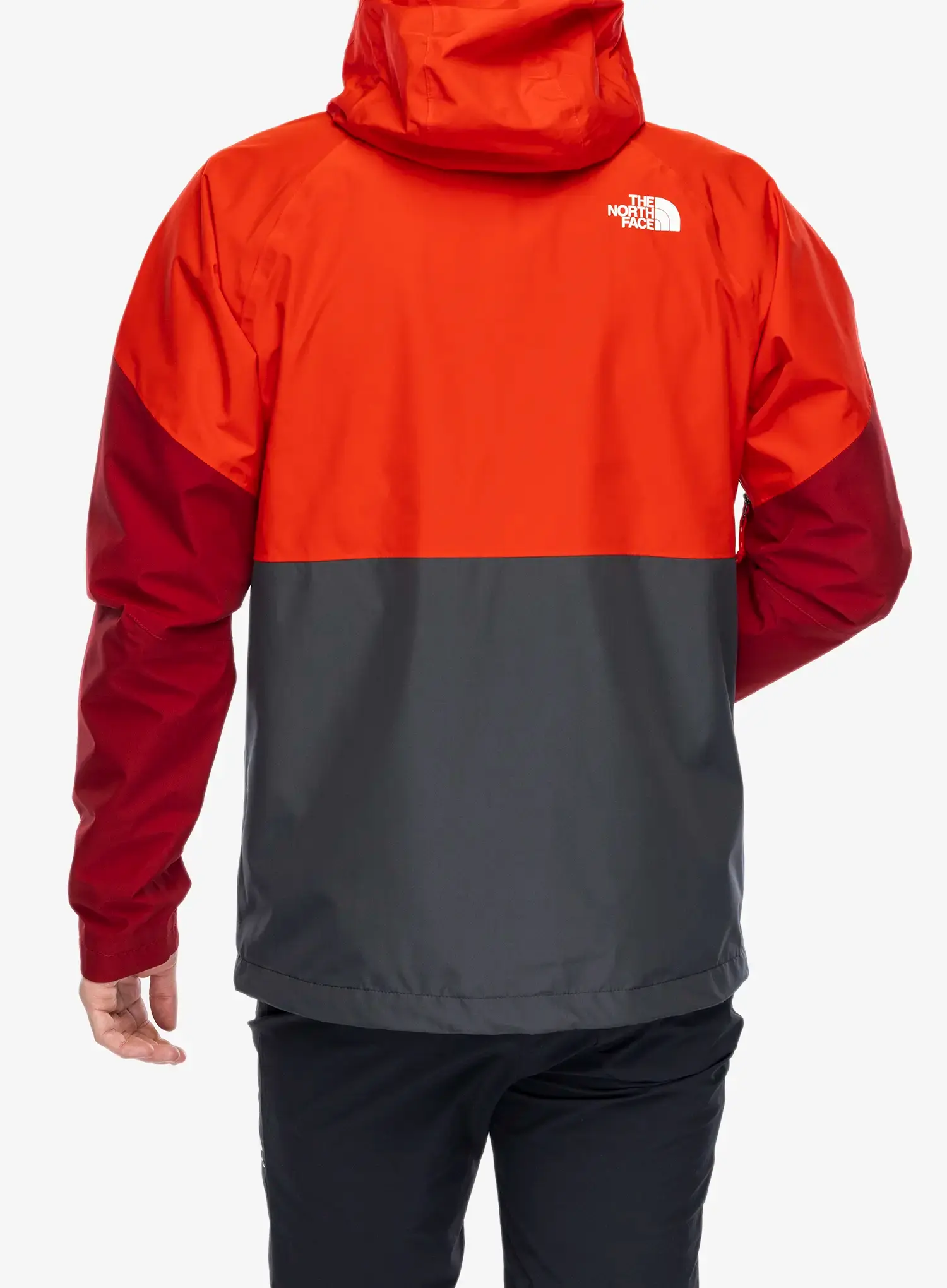 Kišna jakna The North Face Lightning Zip-In Jacket - asphalt grey/high risk red