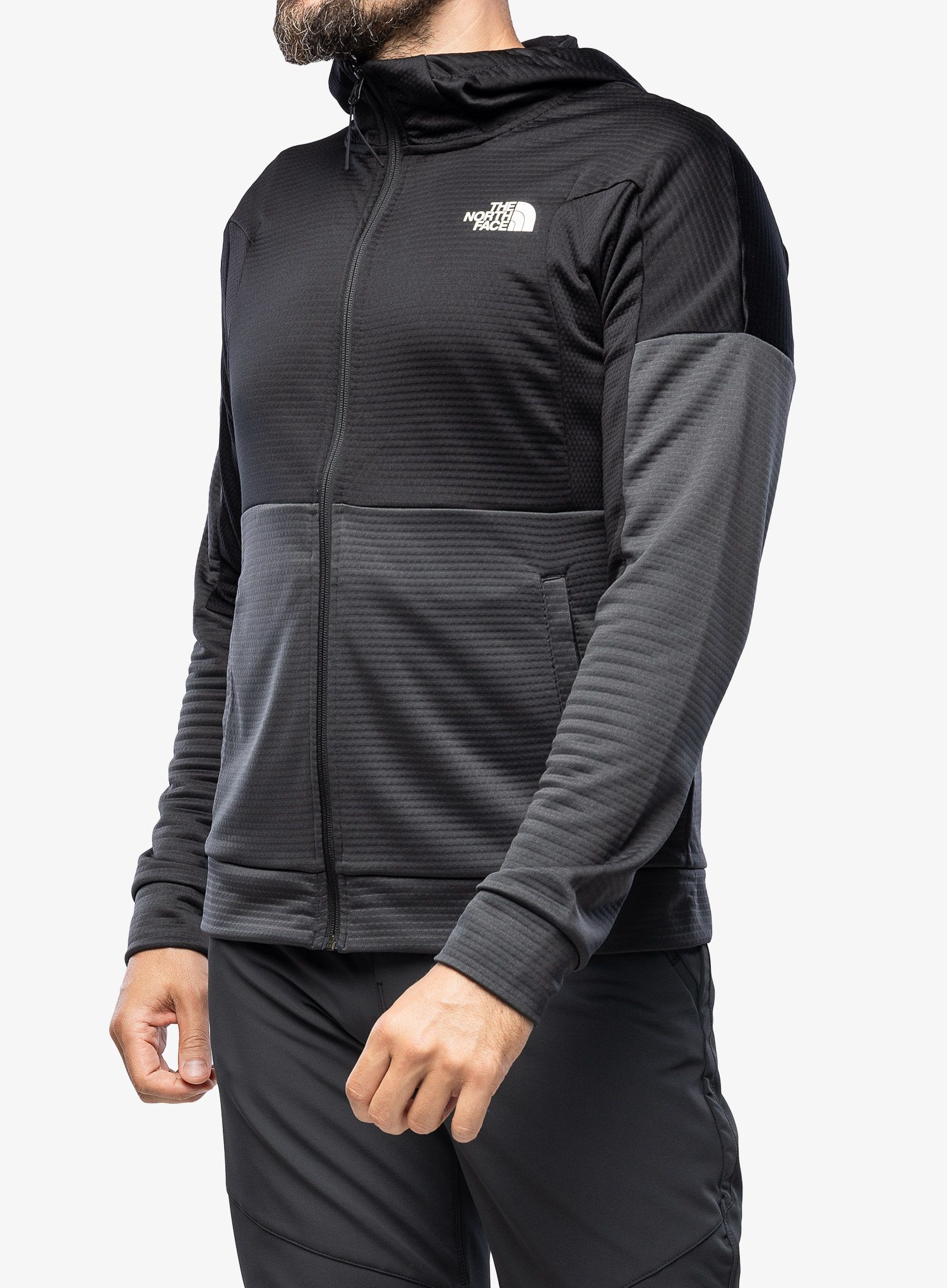 Dukserica The North Face Ma Full Zip Fleece - grey/black