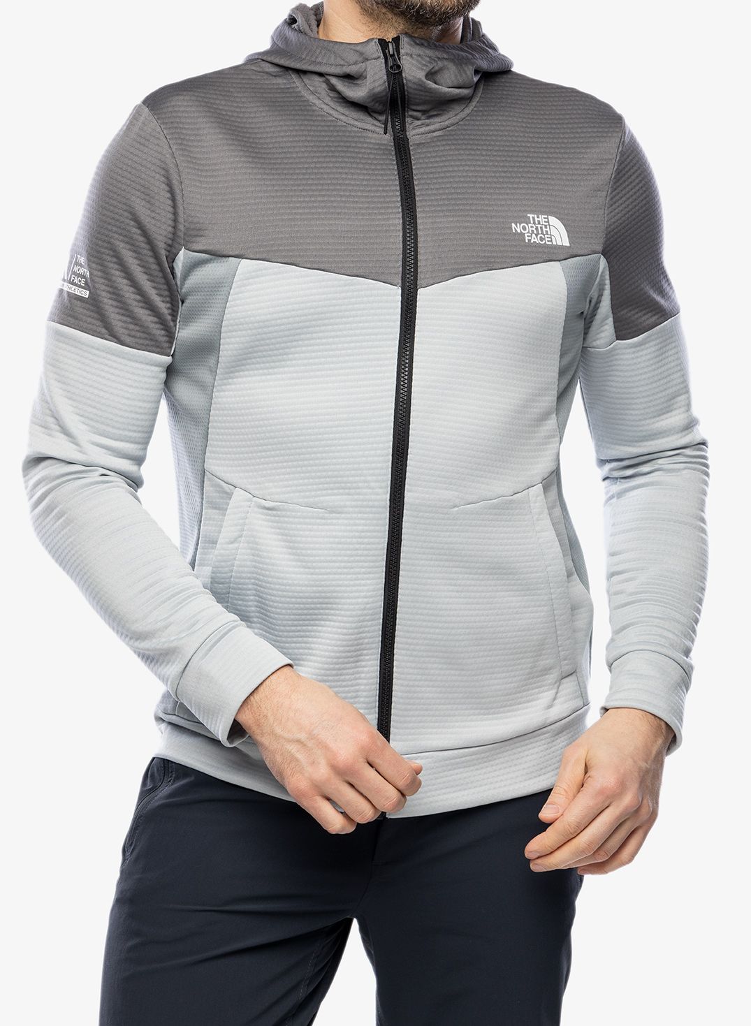 Dukserica od flisa The North Face Ma Full Zip Fleece - grey/pearl