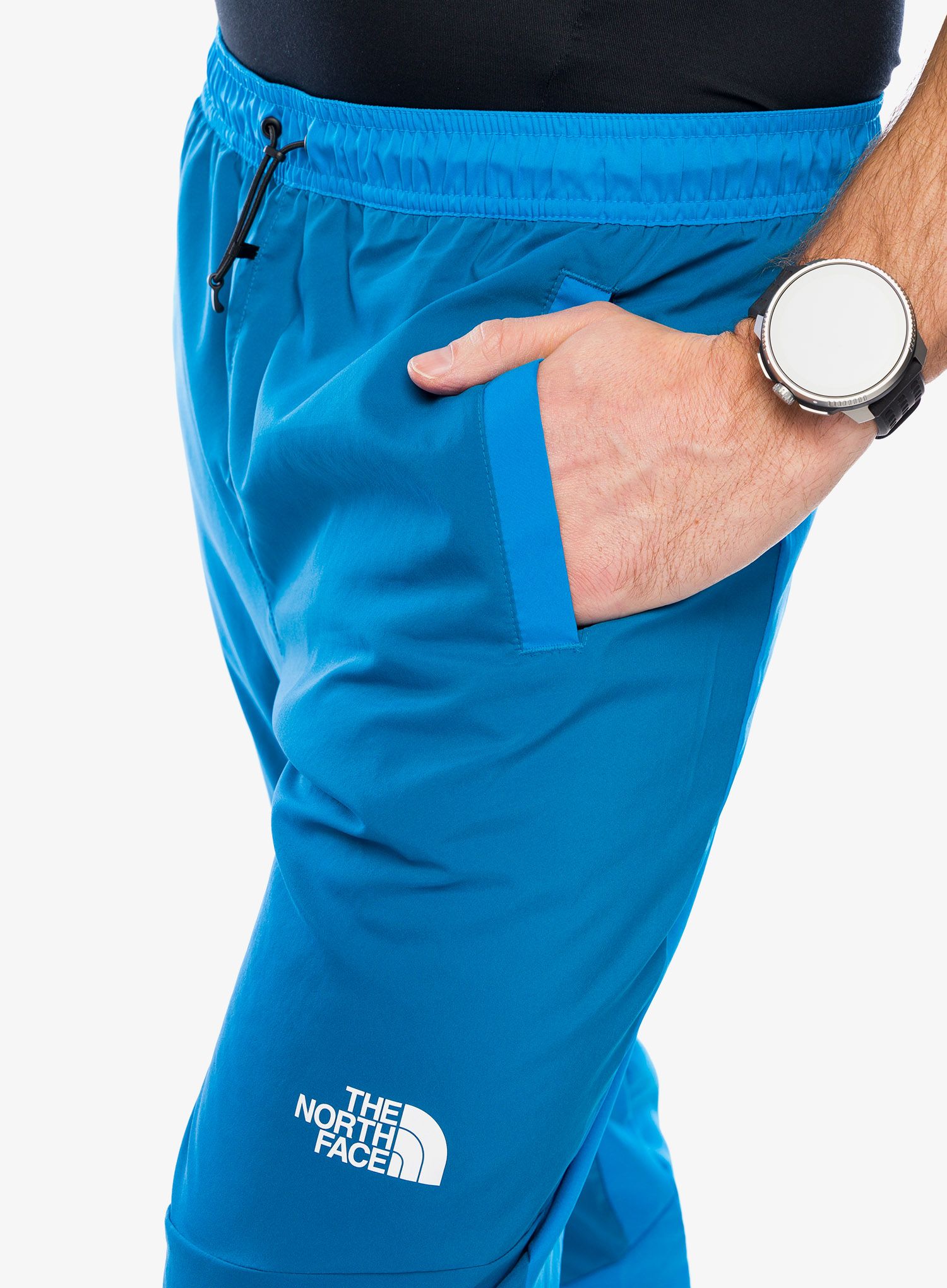 Planinarske hlače The North Face Ma Wind Track Pant - skyline blue/adriatic