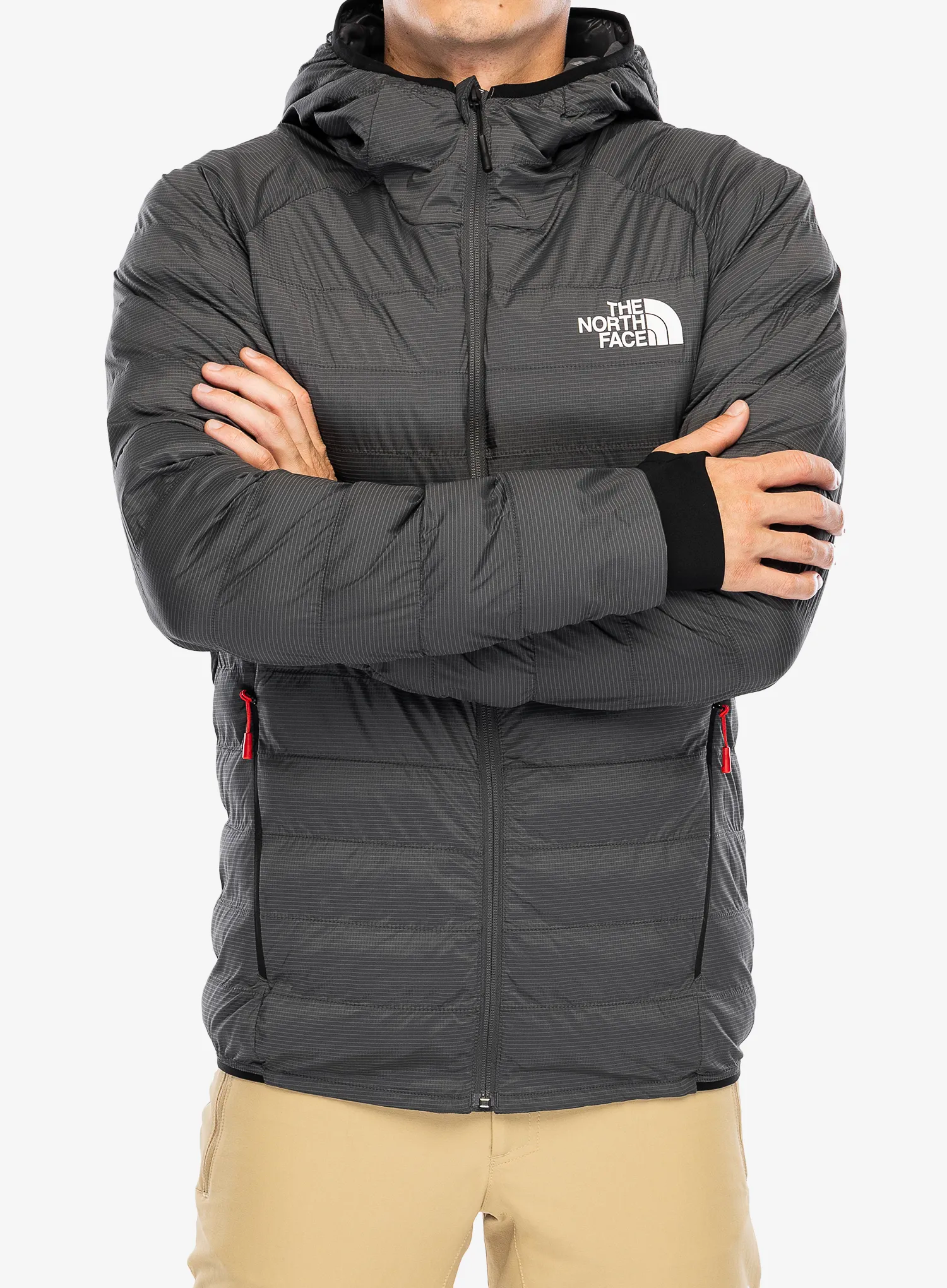 Jakna s postavom The North Face Macugnaga 50/50 Synthetic - anthracite grey/tnf black