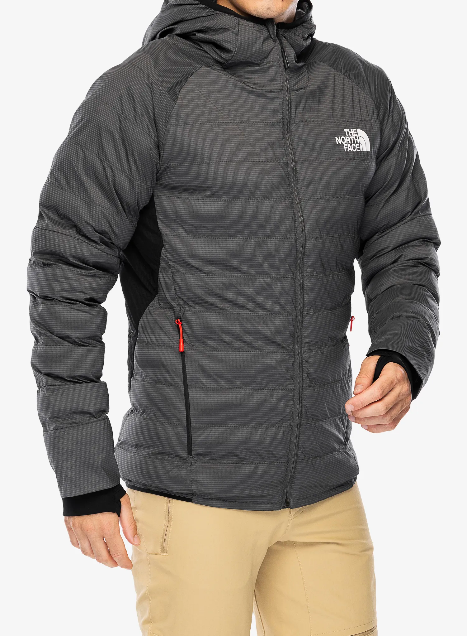 Jakna s postavom The North Face Macugnaga 50/50 Synthetic - anthracite grey/tnf black