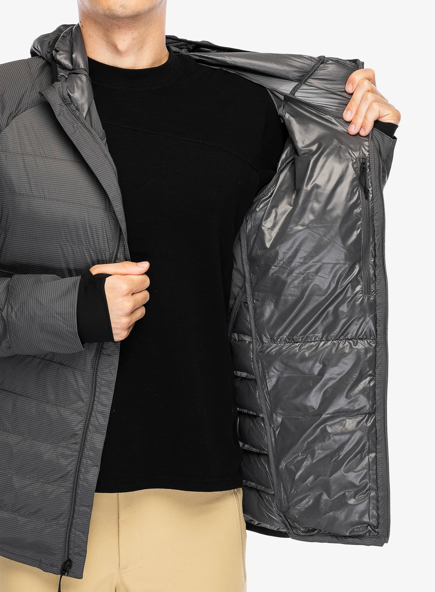 Jakna s postavom The North Face Macugnaga 50/50 Synthetic - anthracite grey/tnf black