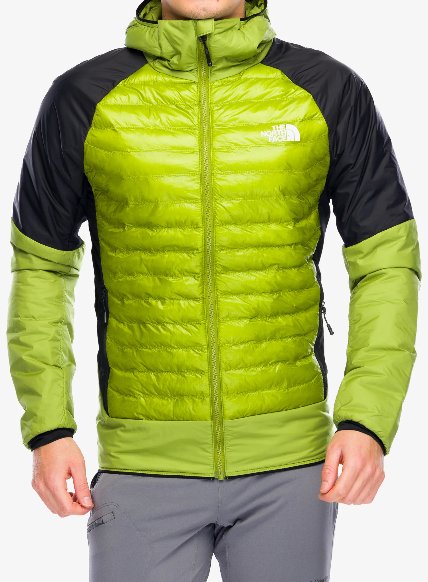Hibridna jakna The North Face Macugnaga Hybrid Insulation - oak green/tnf black