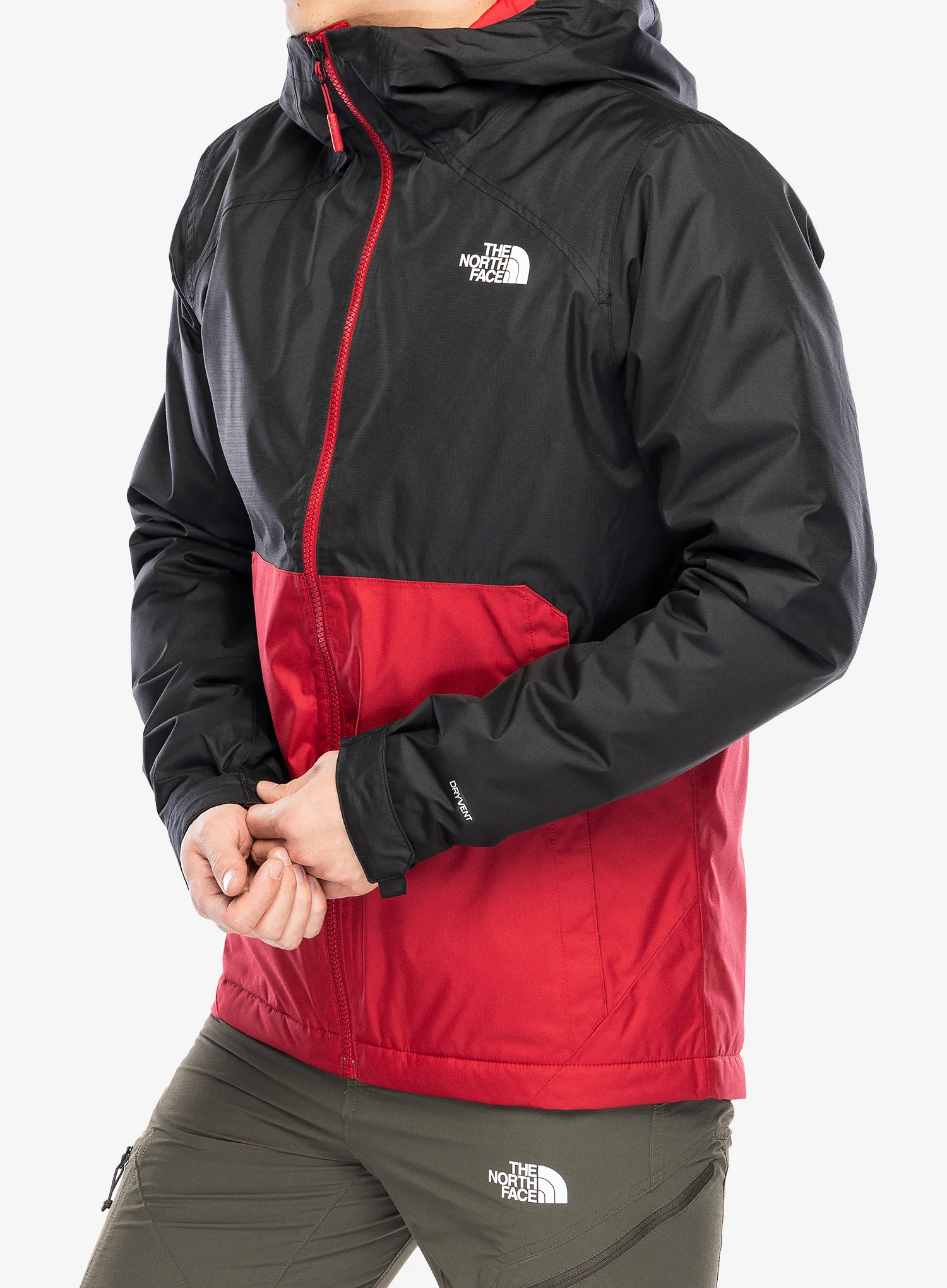 Jakna s postavom The North Face Millerton Insulated Jacket - garnet red/tnf black