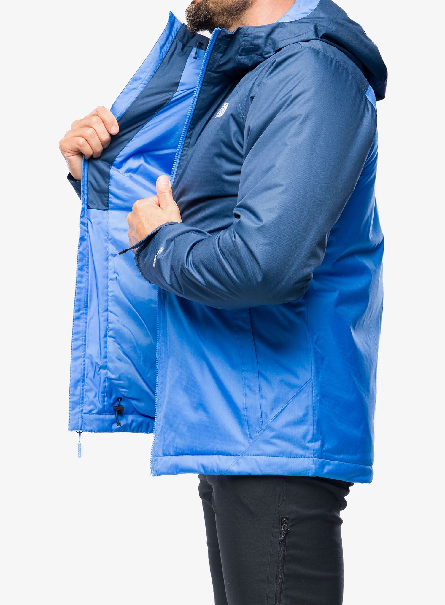 Kišna jakna The North Face Millerton Insulated Jacket - optic blue/shady