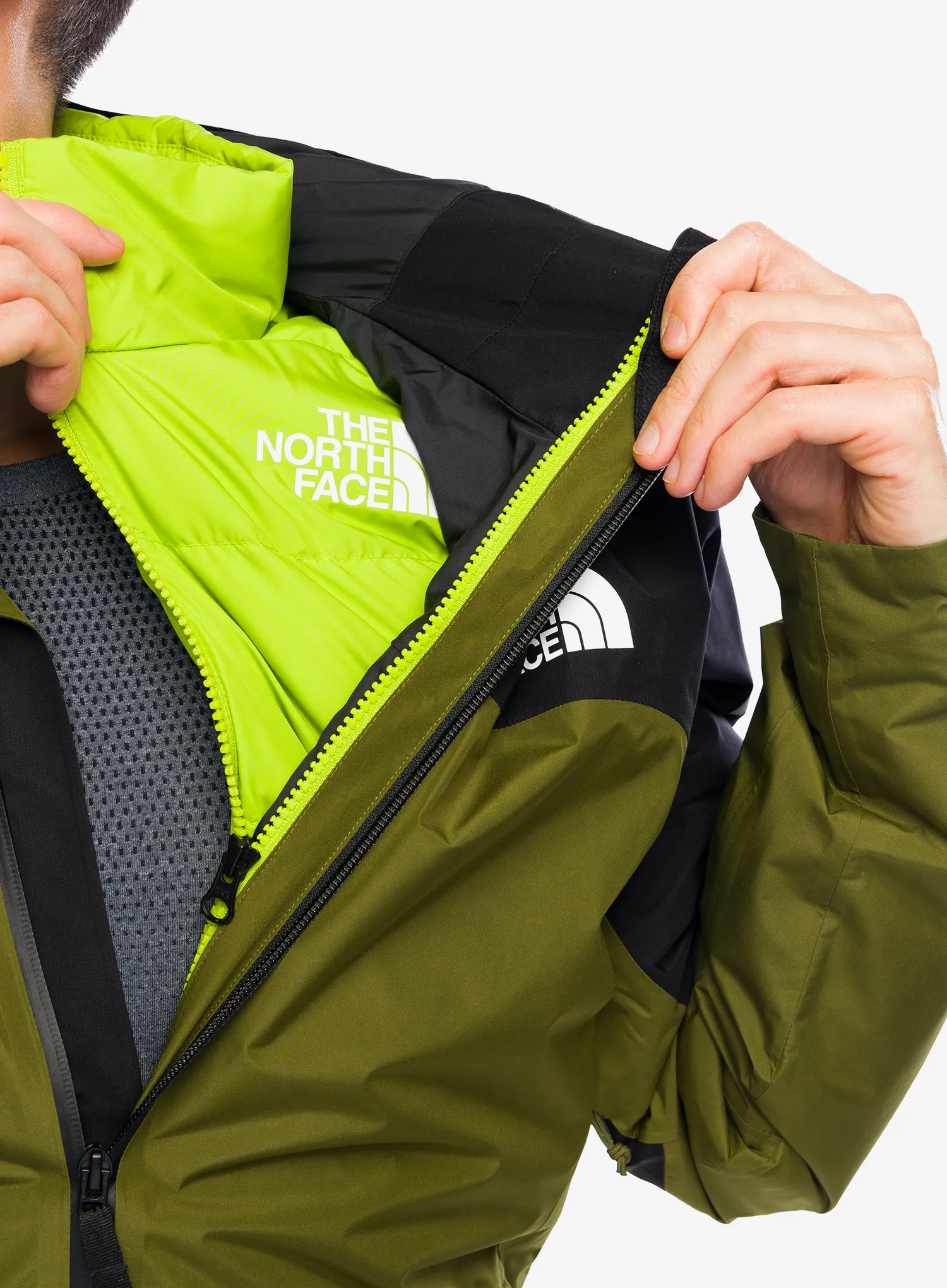 Jakna 3u1 The North Face Mountain Light Triclimate GTX Jacket - forest olive/tnf black