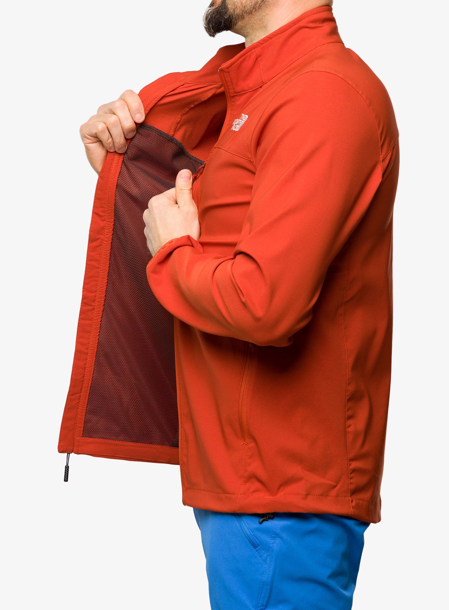 Softshell jakna The North Face Nimble Jacket - rusted bronze