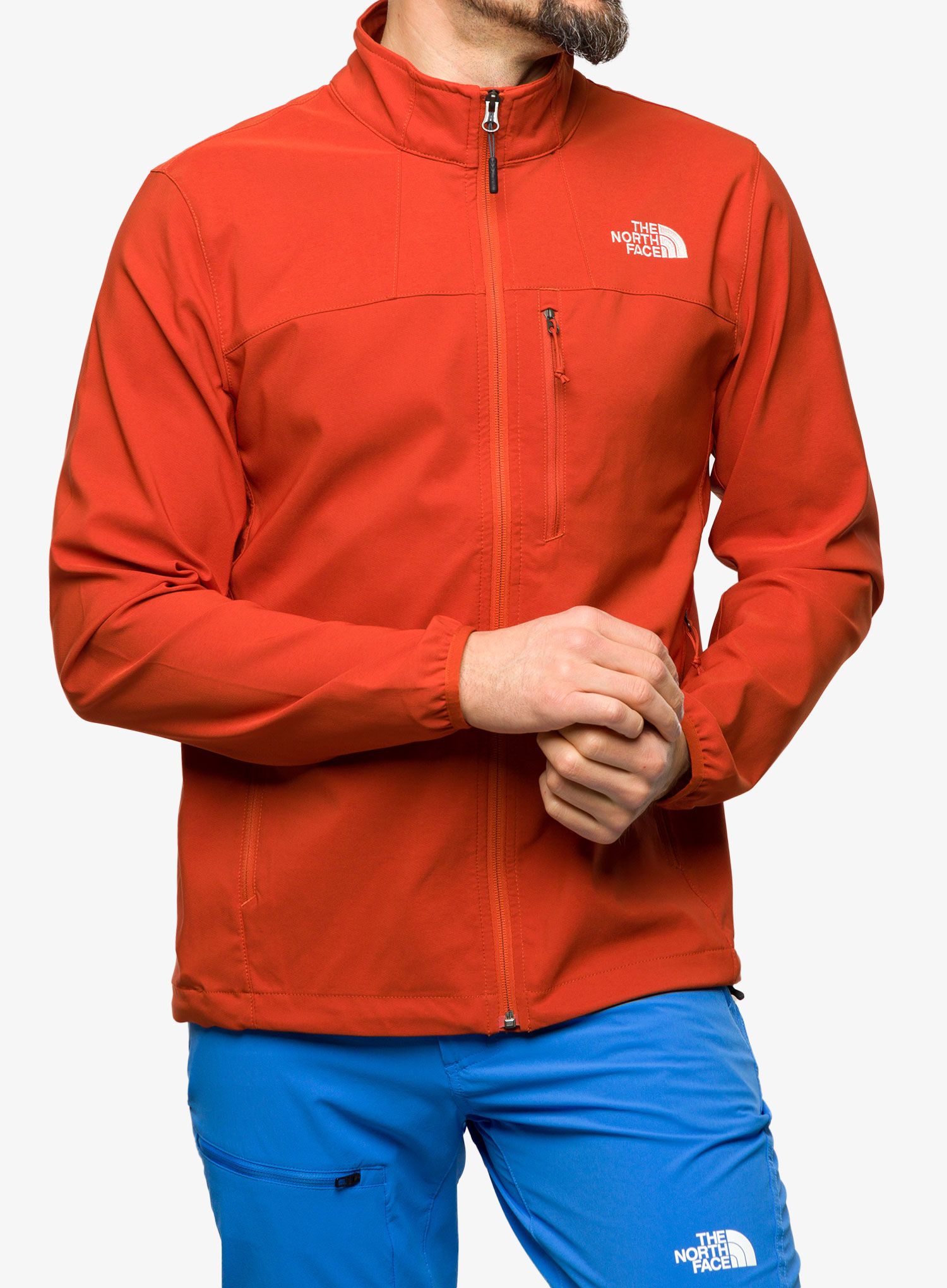 Softshell jakna The North Face Nimble Jacket - rusted bronze