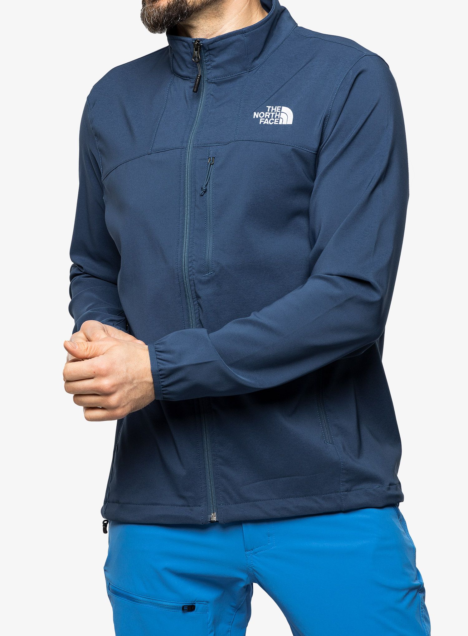 Softshell jakna The North Face Nimble Jacket - shady blue