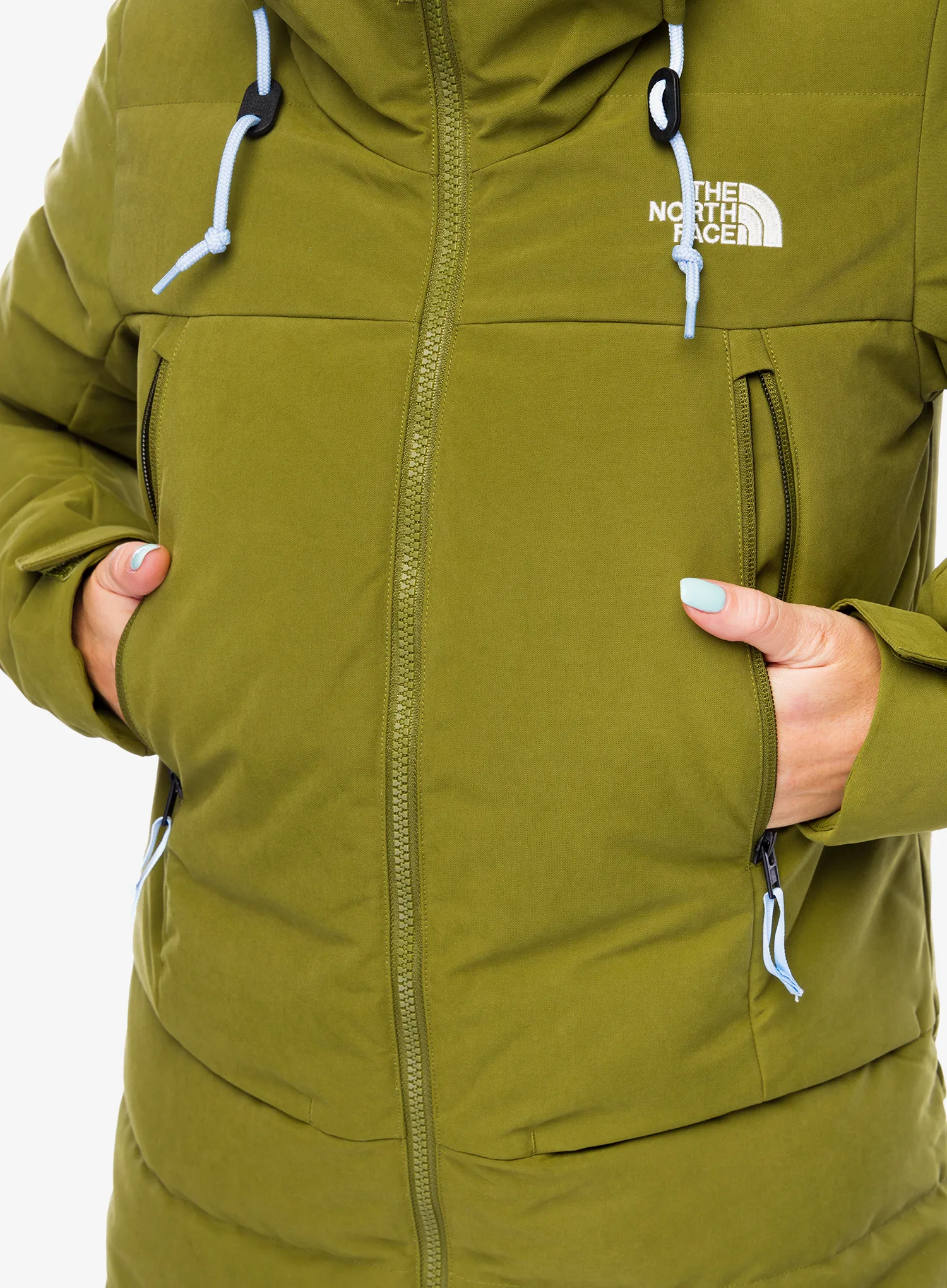 Ženska skijaška jakna The North Face Pallie Down Jacket - forest olive/forest olive