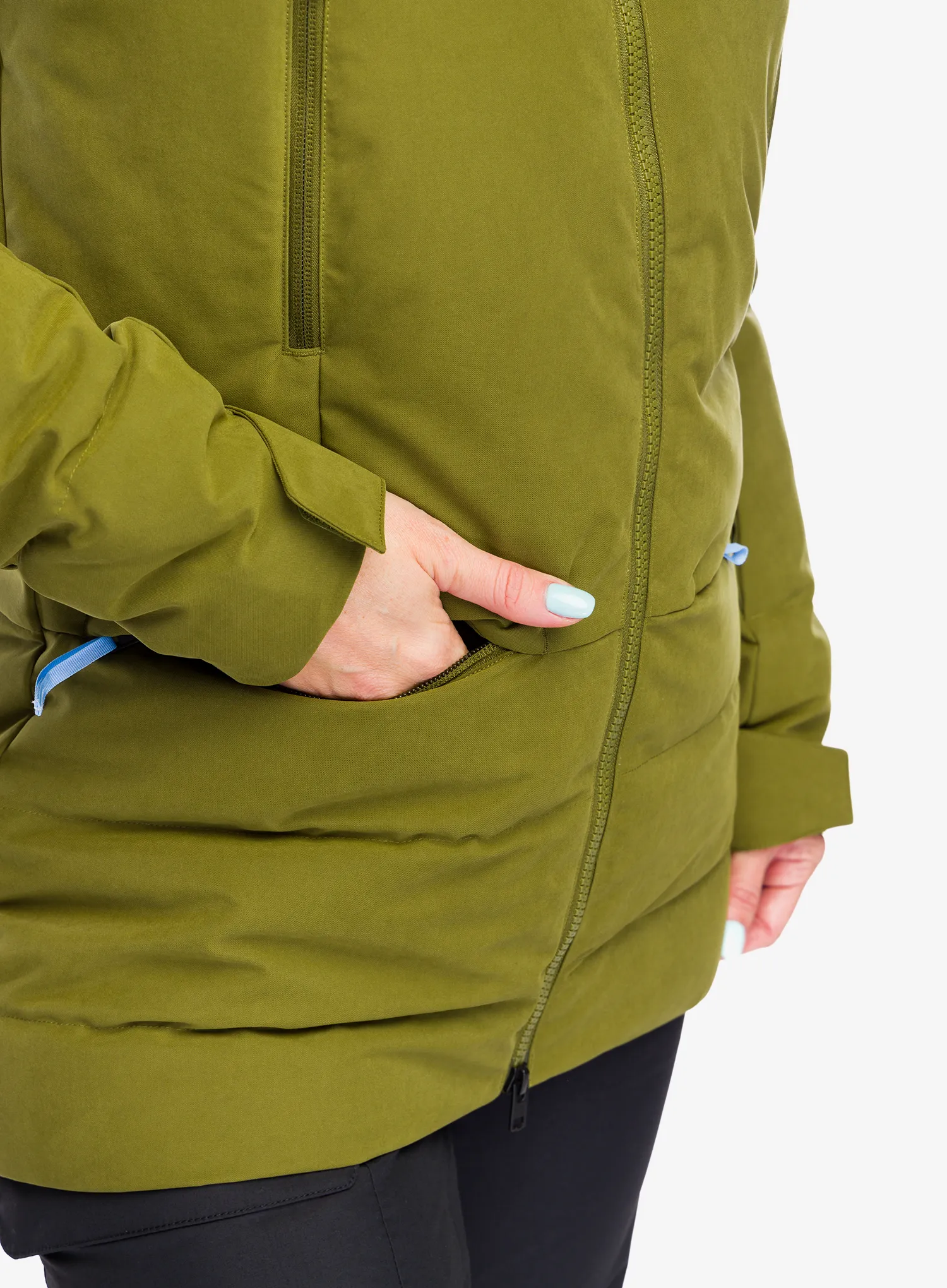 Ženska skijaška jakna The North Face Pallie Down Jacket - forest olive/forest olive
